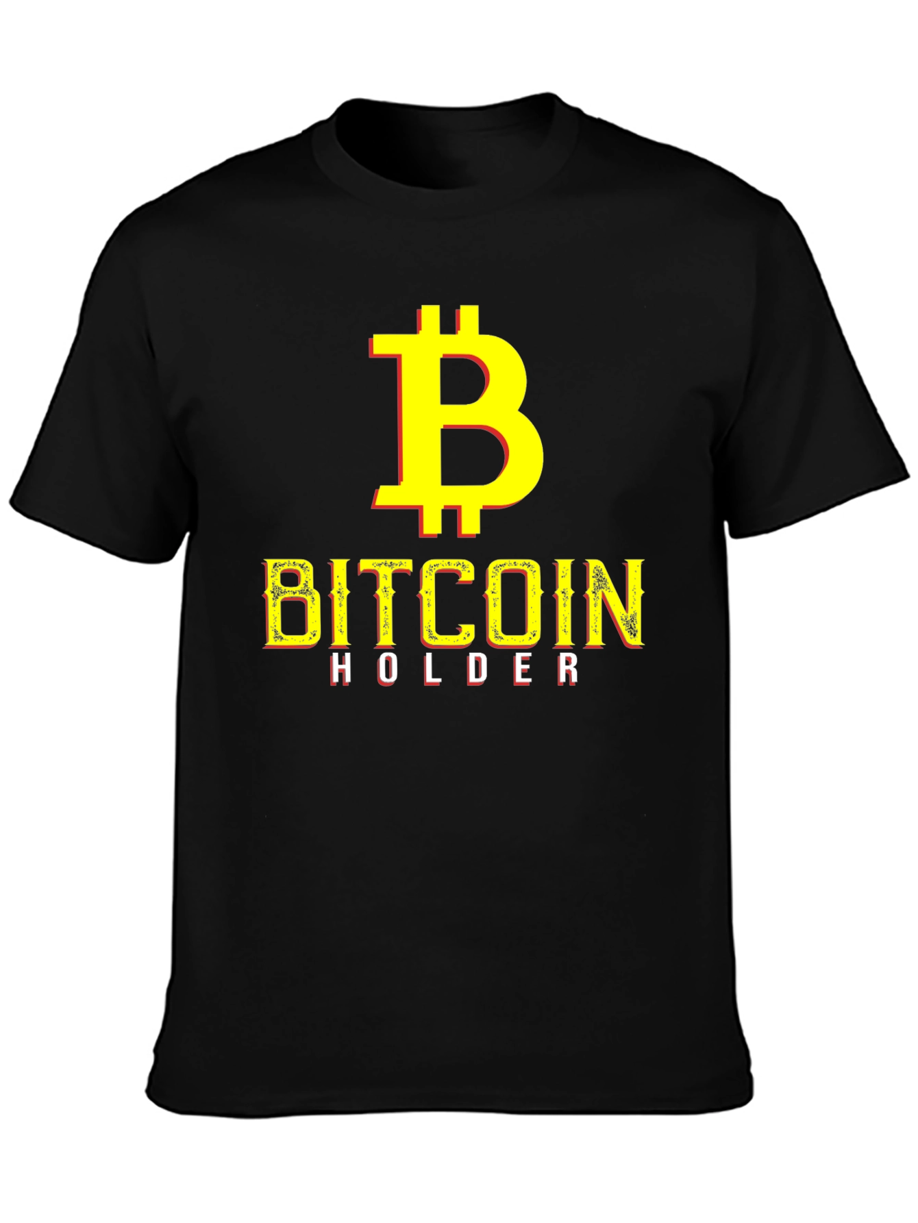 Bitcoin Holder Graphic T-Shirt - Black Crypto Tee