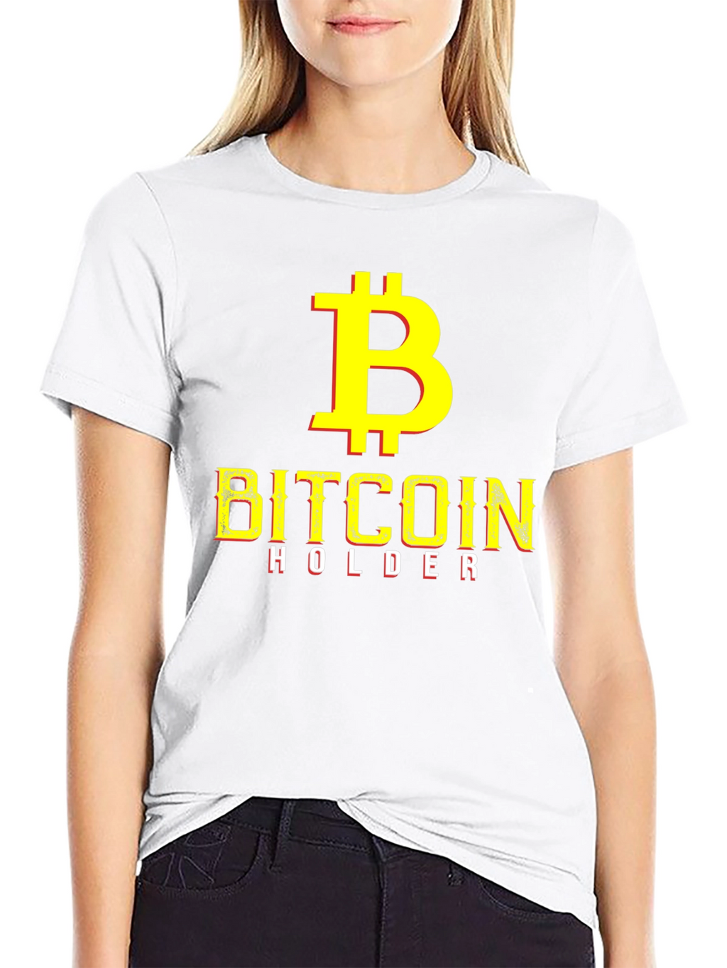 Bitcoin Holder Graphic T-Shirt - Black Crypto Tee