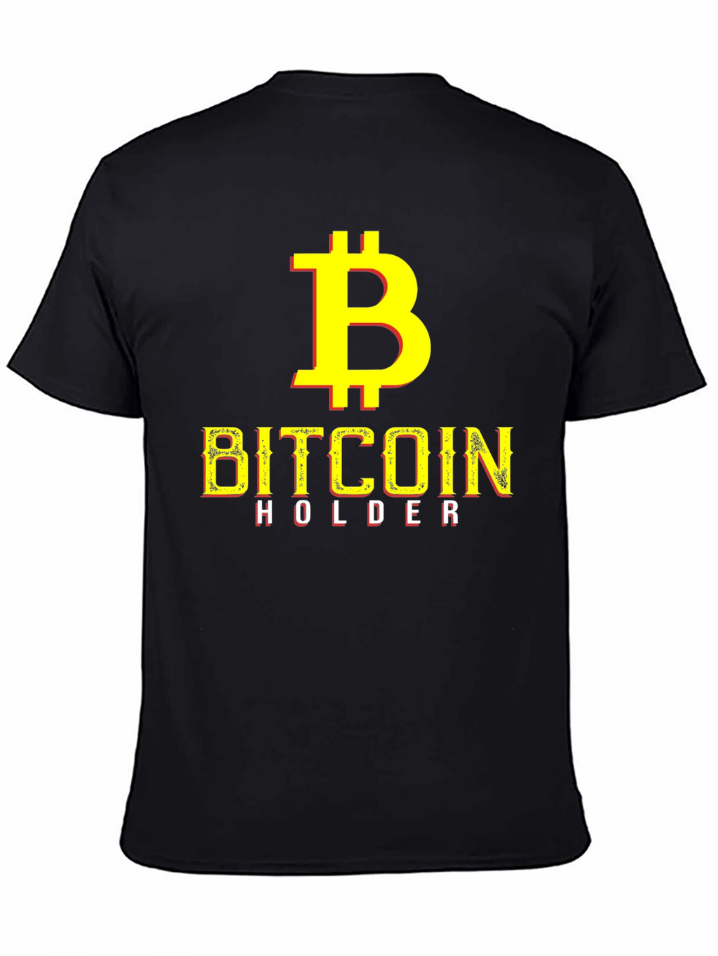 Bitcoin Holder Graphic T-Shirt - Black Crypto Tee
