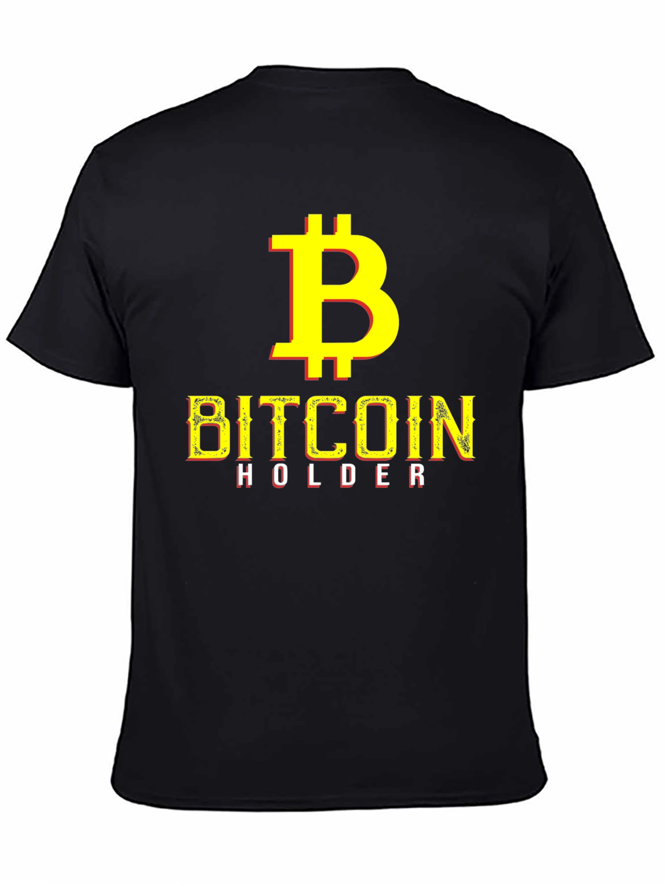 Bitcoin Holder Graphic T-Shirt - Black Crypto Tee
