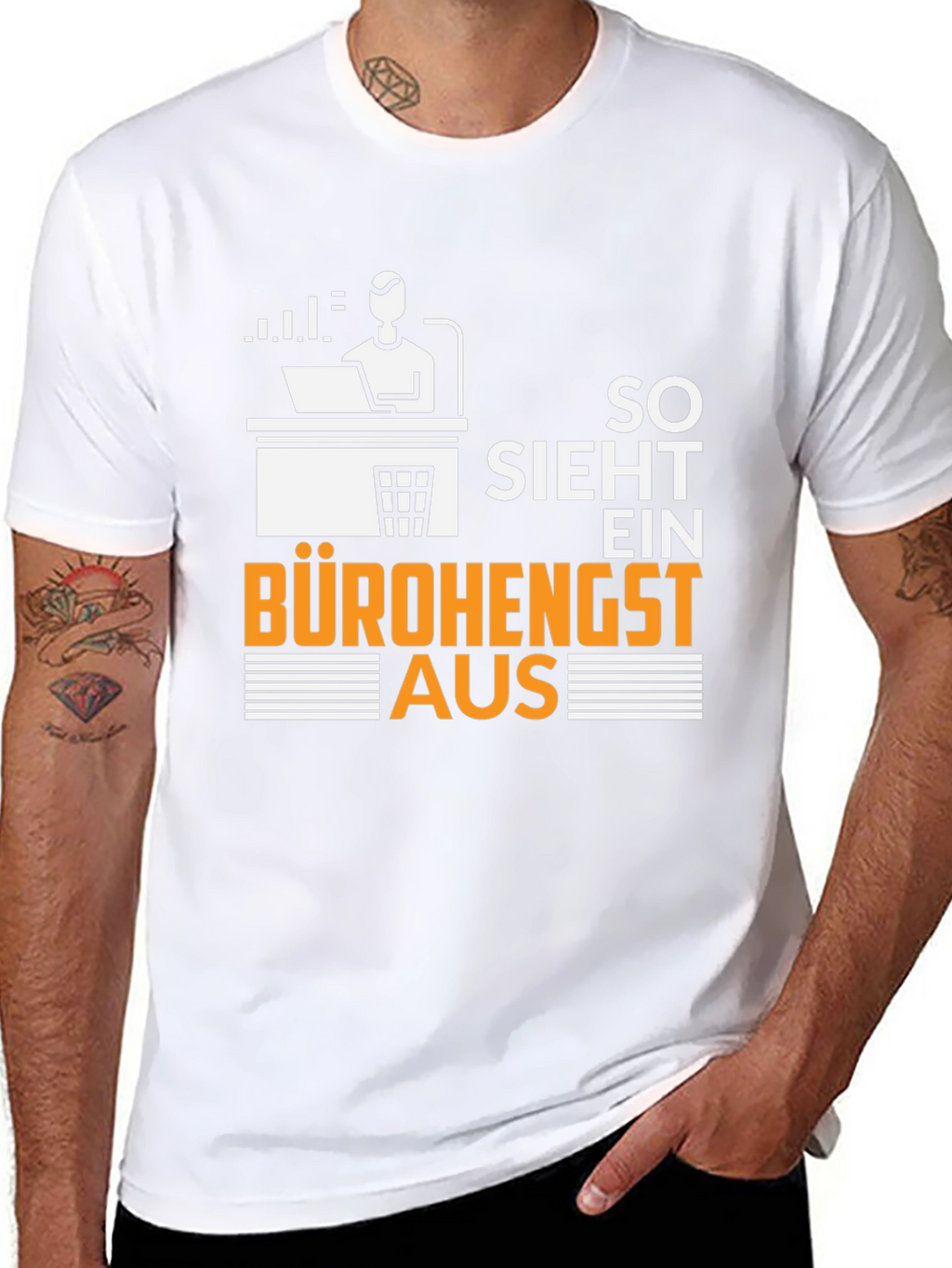 Bureaucrat T-Shirt - So Sieht Ein Bürohengst Aus