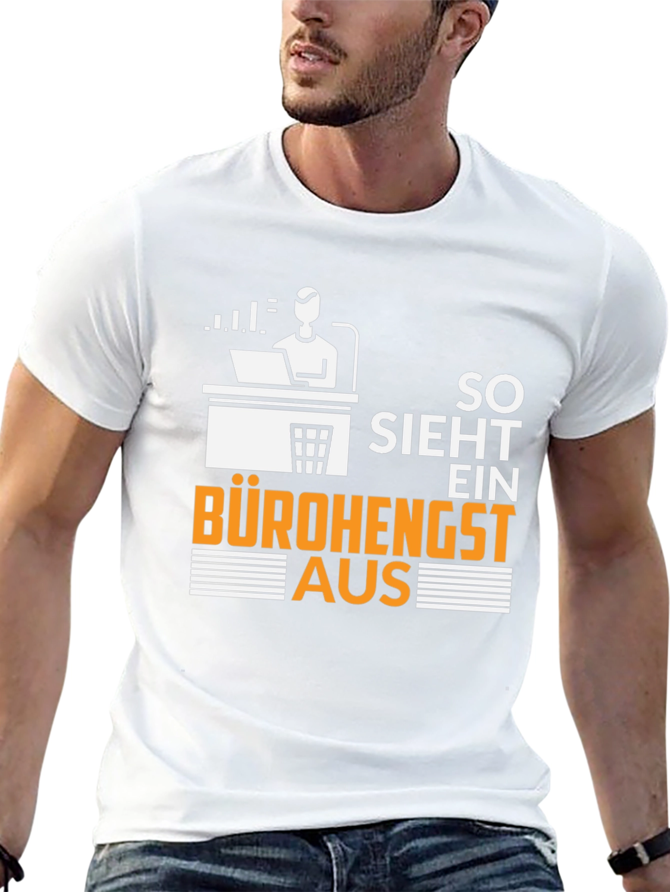 Bureaucrat T-Shirt - So Sieht Ein Bürohengst Aus