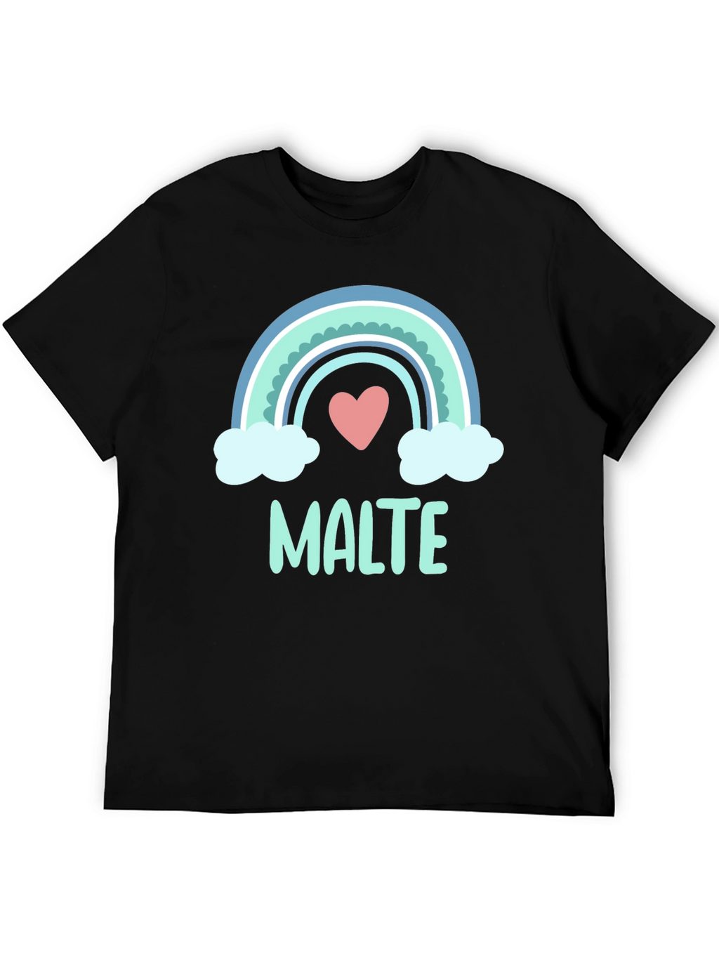 Rainbow Heart T-Shirt - Cute Casual Tee