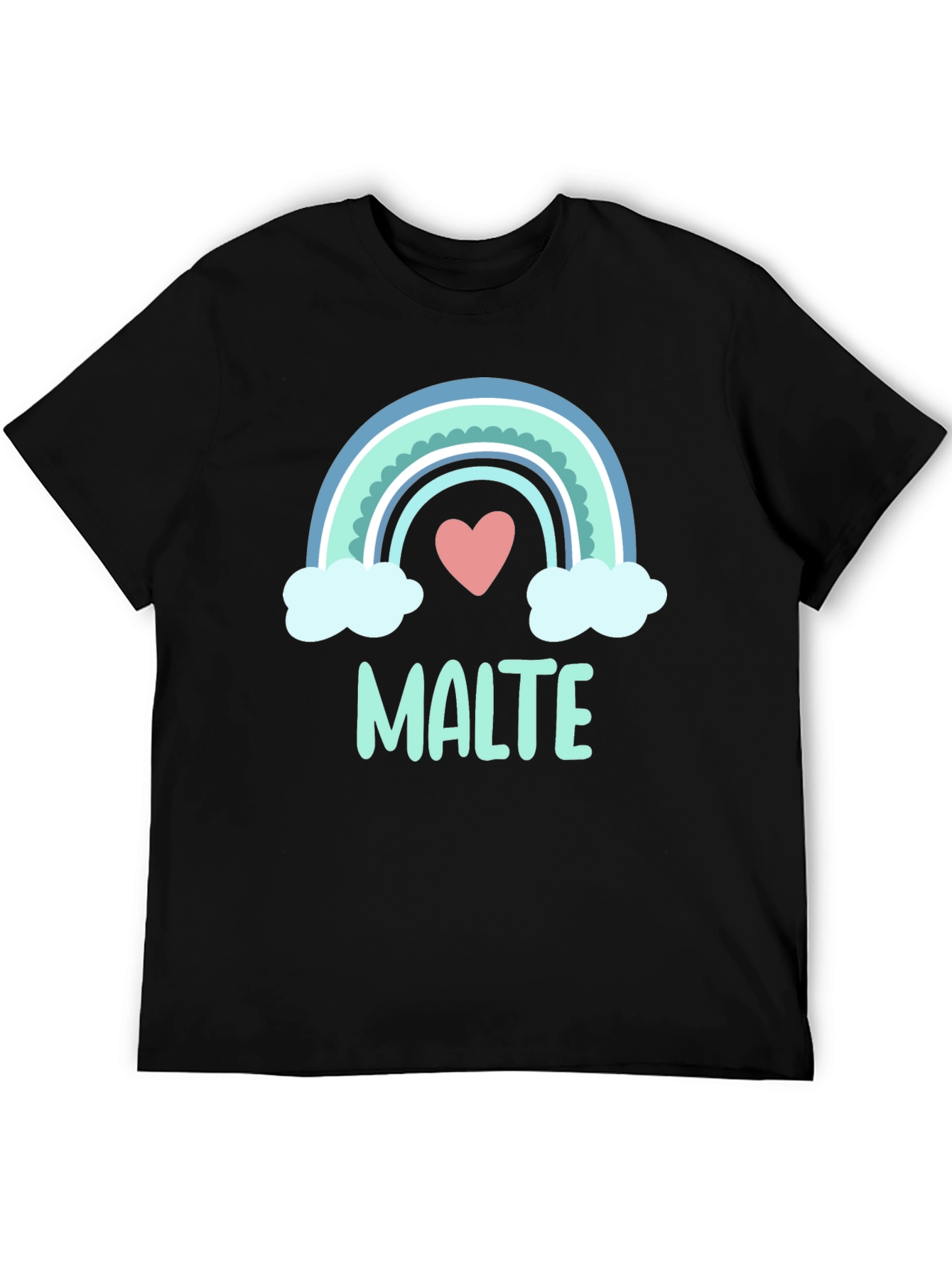 Rainbow Heart T-Shirt - Cute Casual Tee