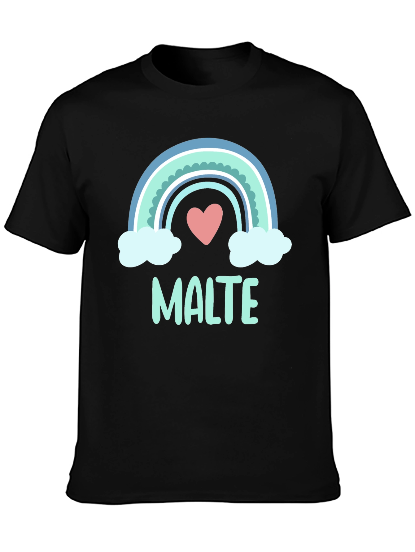 Rainbow Heart T-Shirt - Cute Casual Tee