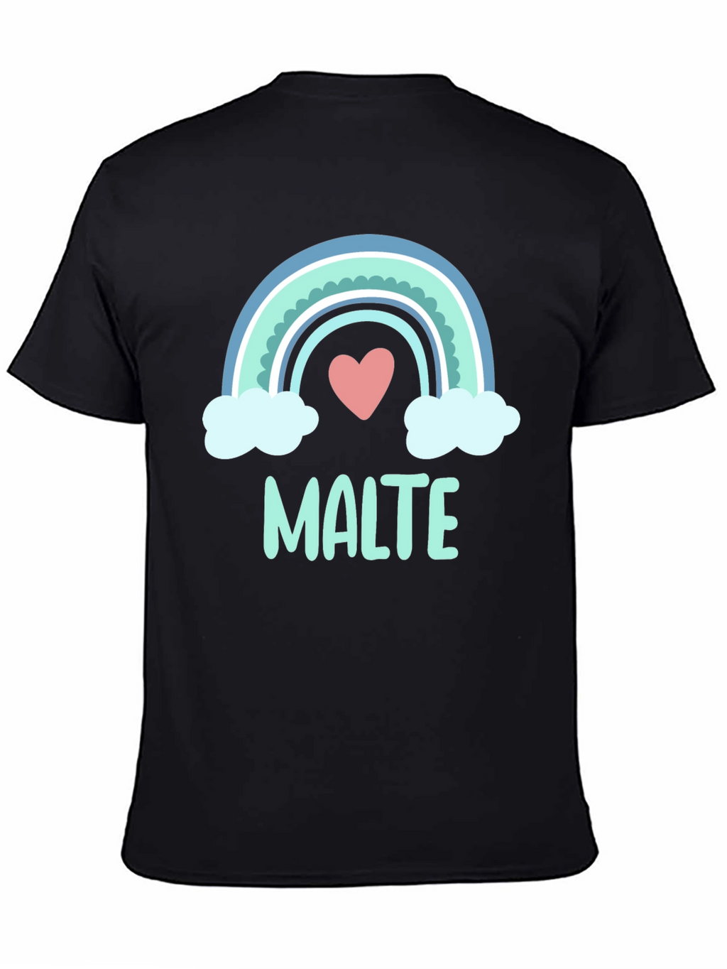 Rainbow Heart T-Shirt - Cute Casual Tee