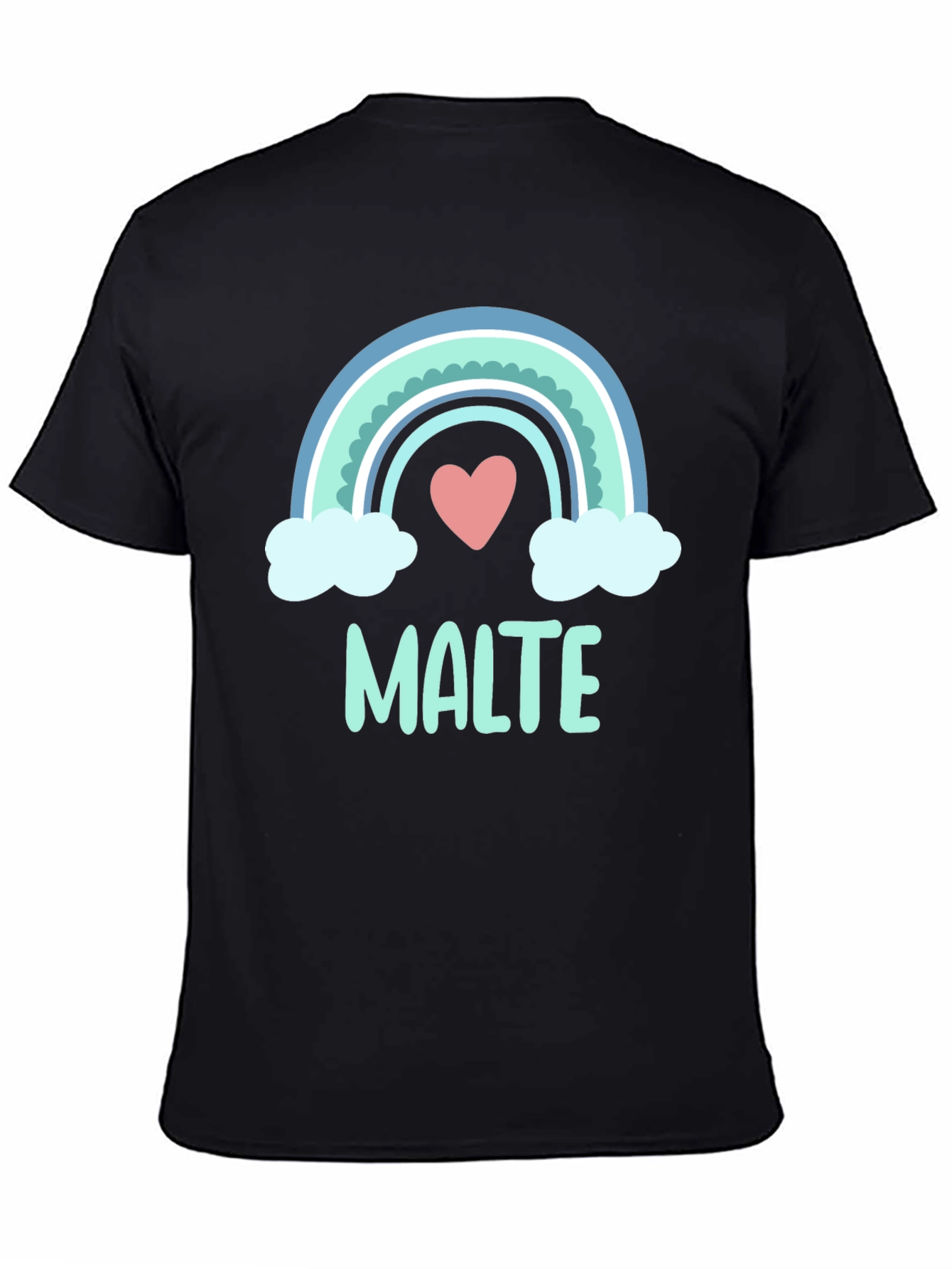 Rainbow Heart T-Shirt - Cute Casual Tee