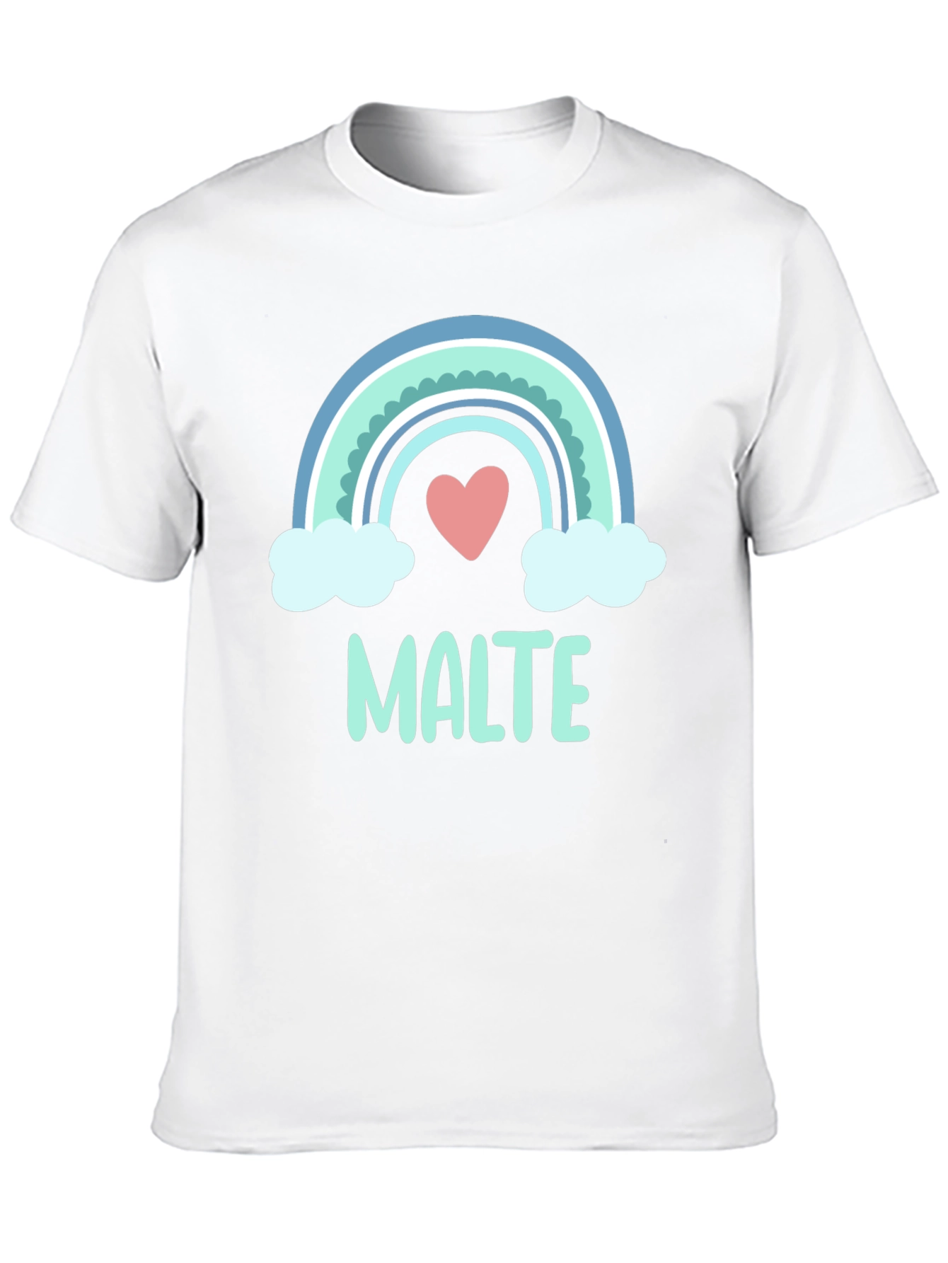 Rainbow Heart T-Shirt - Cute Casual Tee