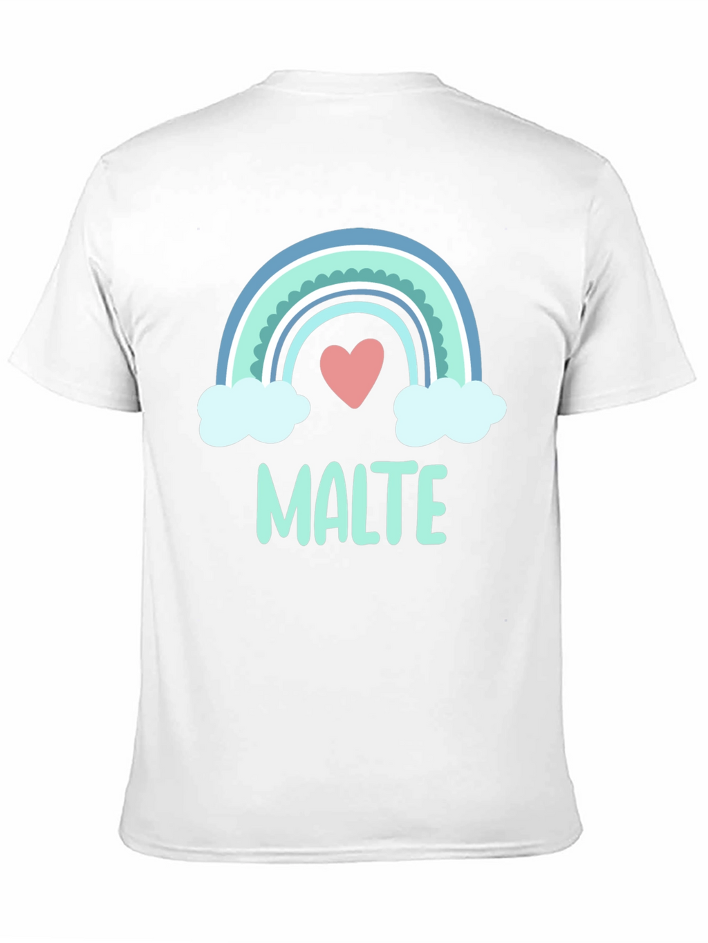 Rainbow Heart T-Shirt - Cute Casual Tee