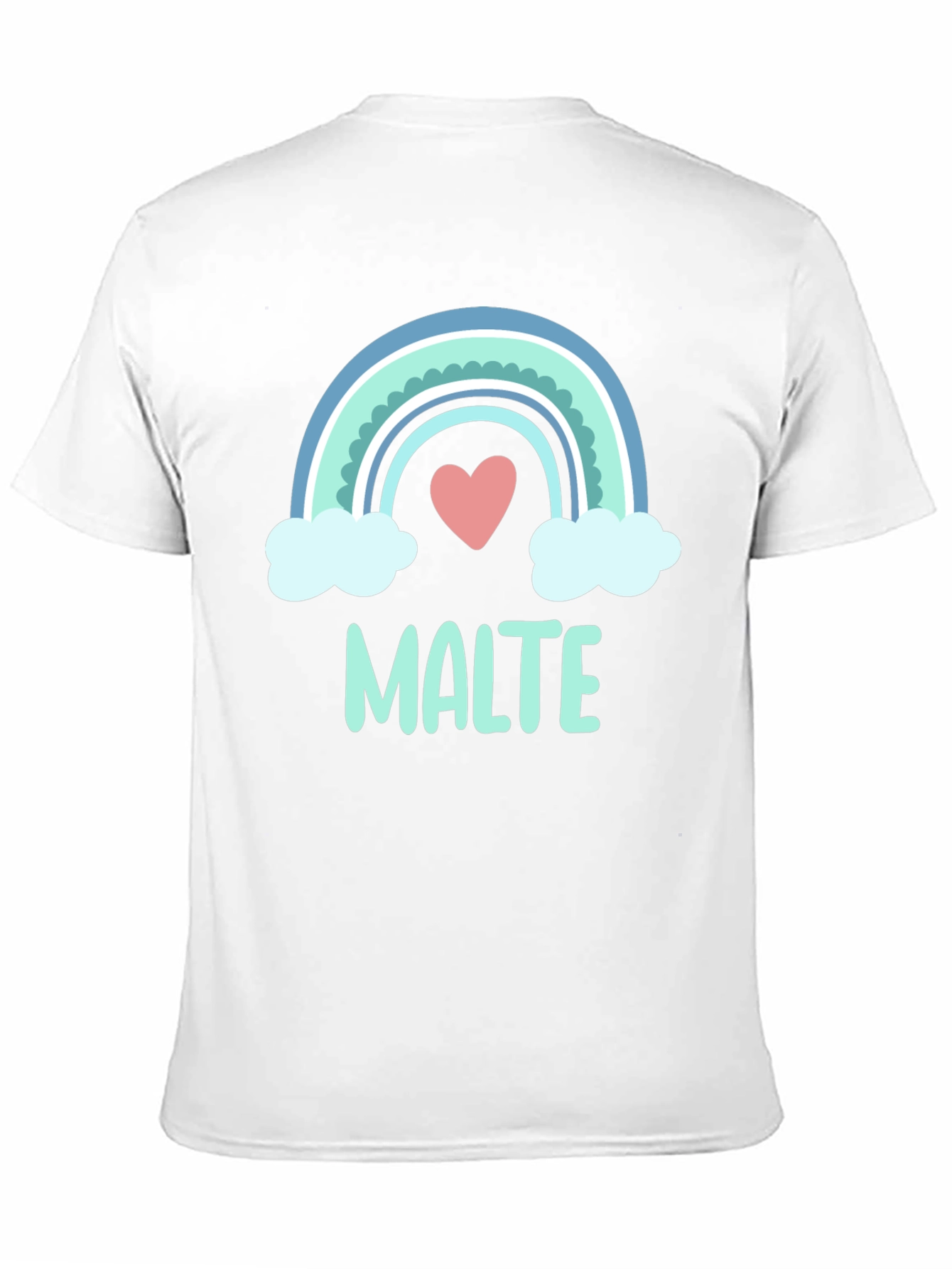 Rainbow Heart T-Shirt - Cute Casual Tee