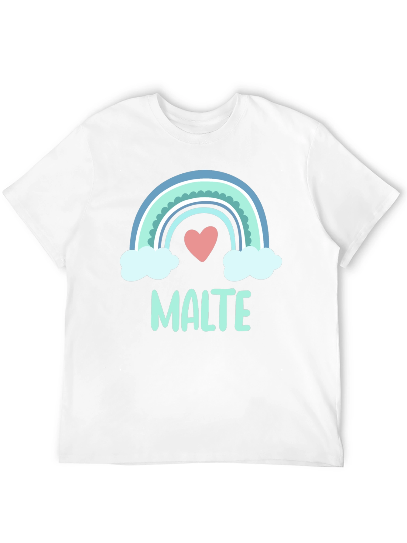 Rainbow Heart T-Shirt - Cute Casual Tee