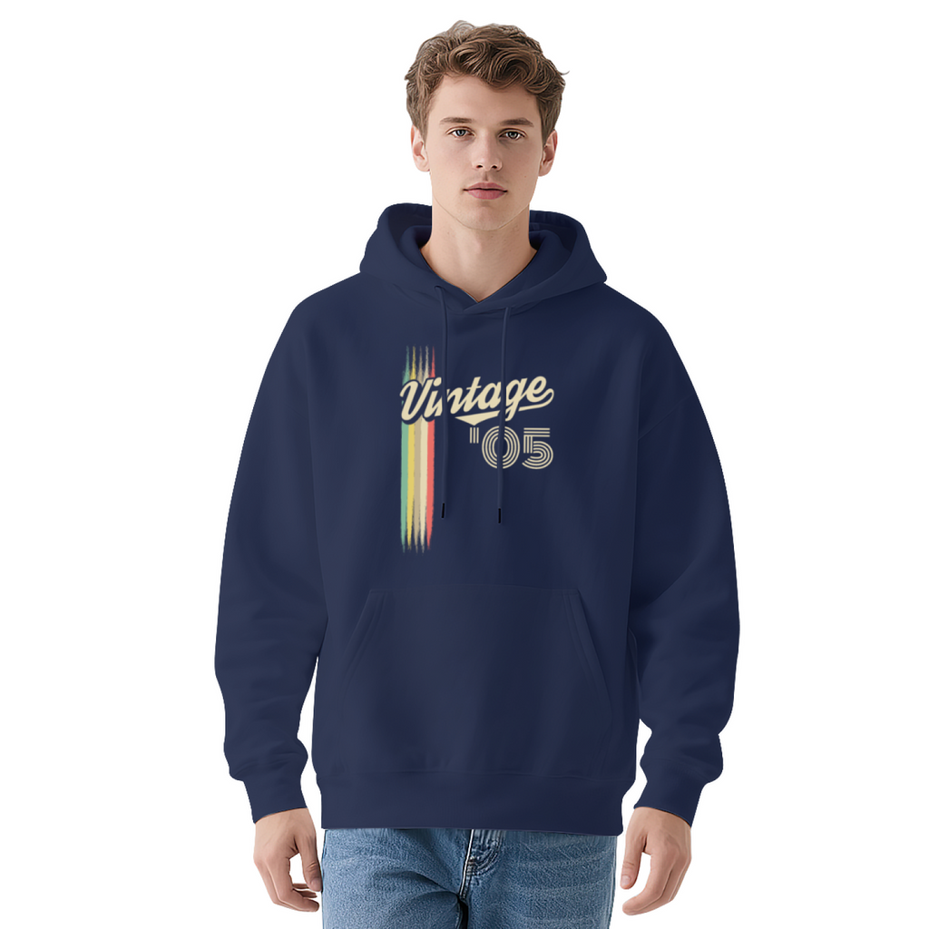 Vintage Retro Hoodie - Classic Design Graphic Sweatshirt for Old School Style