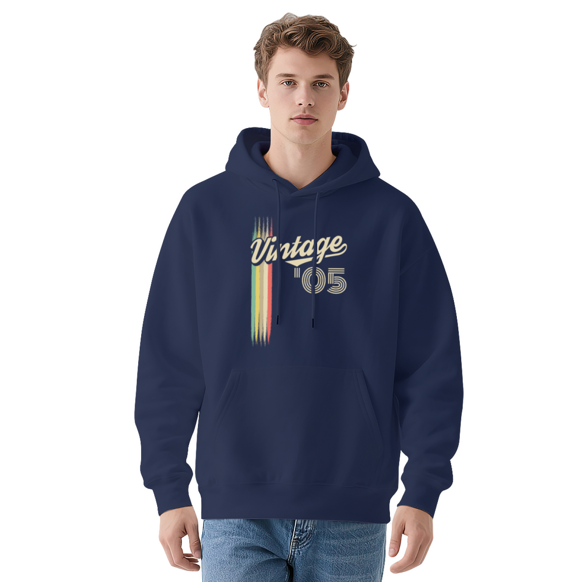 Vintage Retro Hoodie - Classic Design Graphic Sweatshirt for Old School Style