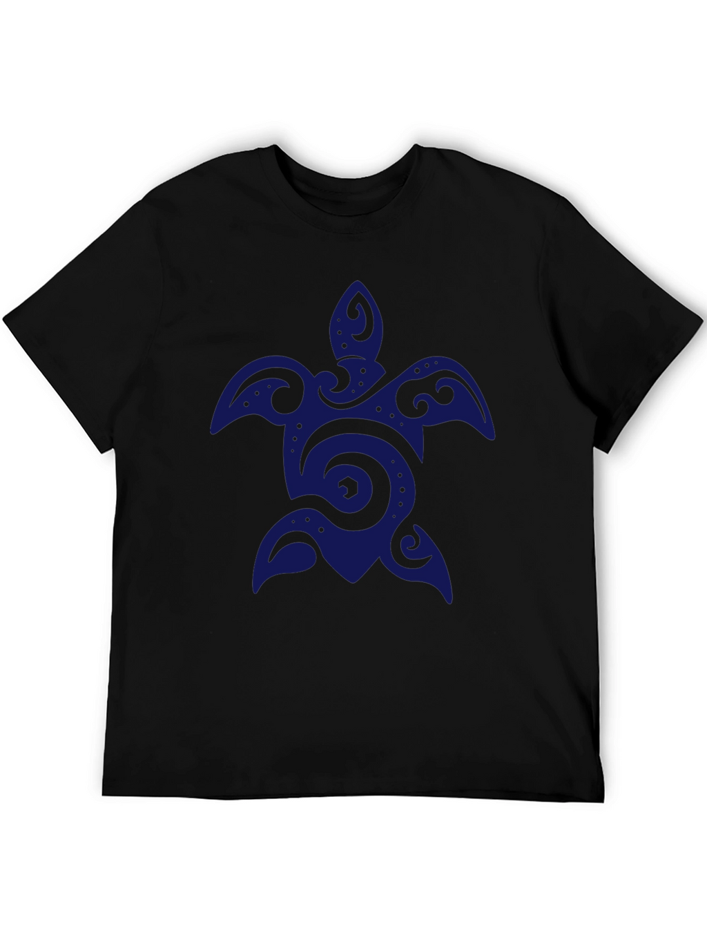 Mens Black Turtle Graphic T-Shirt