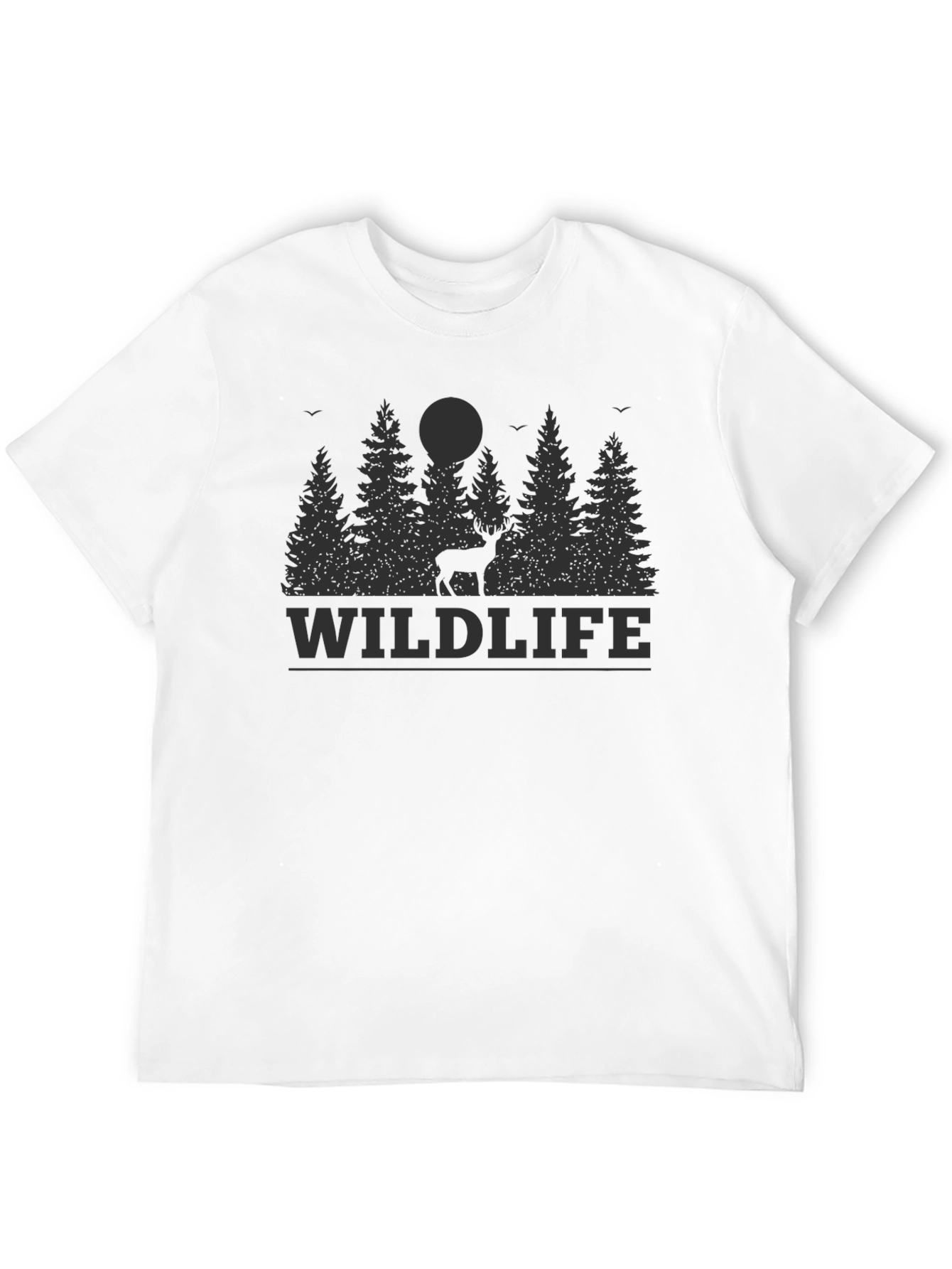 Wildlife Graphic Print T-Shirt