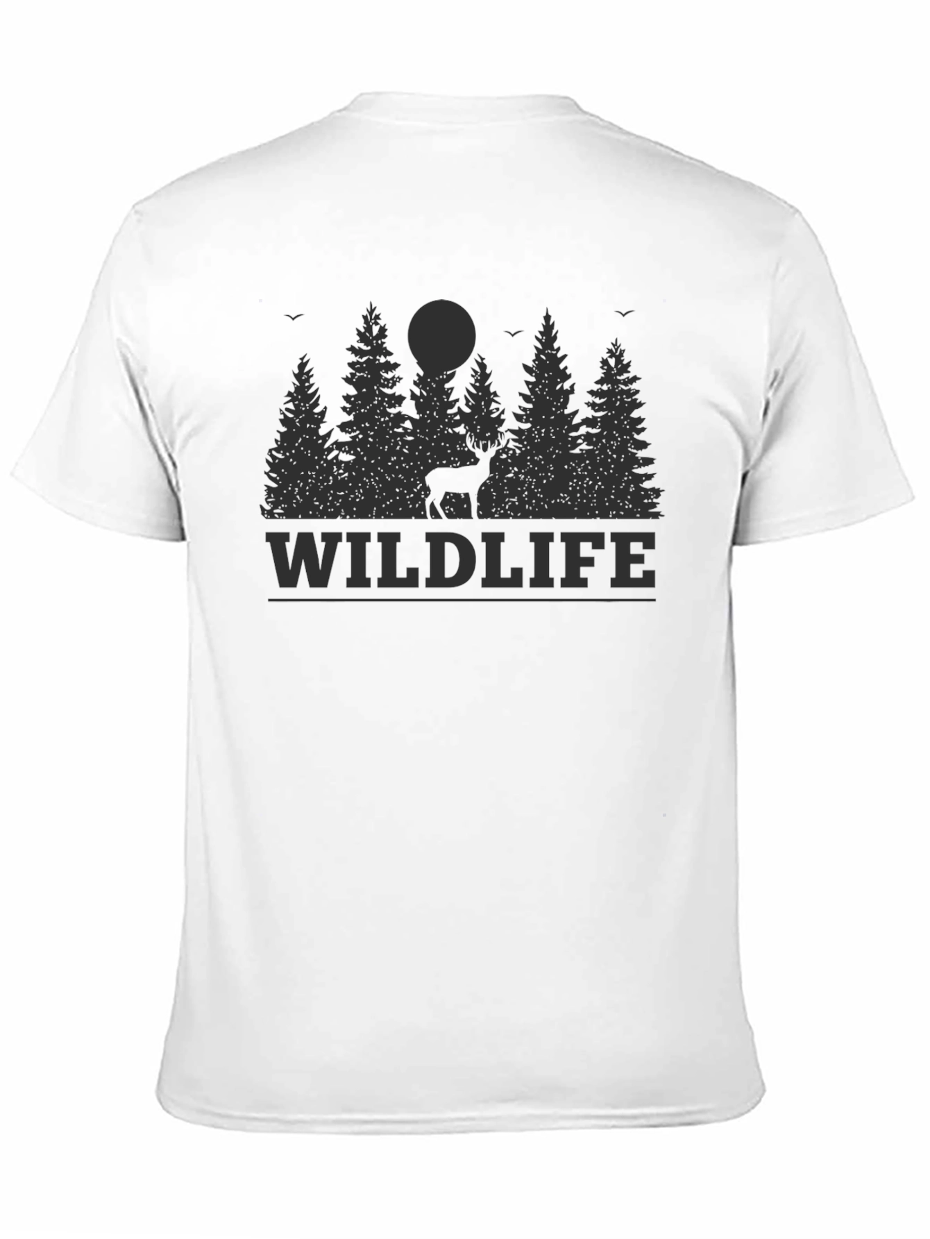 Wildlife Graphic Print T-Shirt