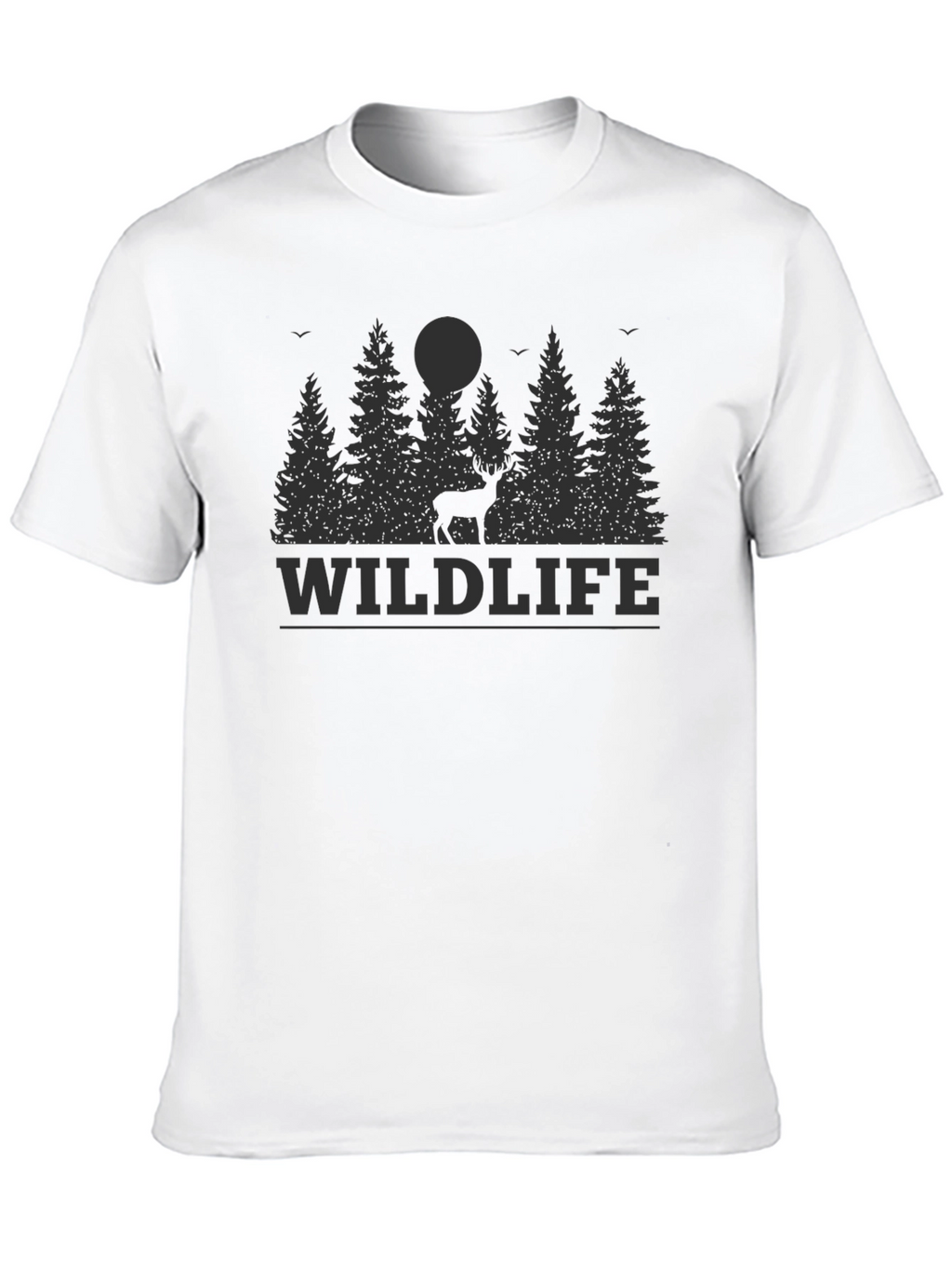 Wildlife Graphic Print T-Shirt