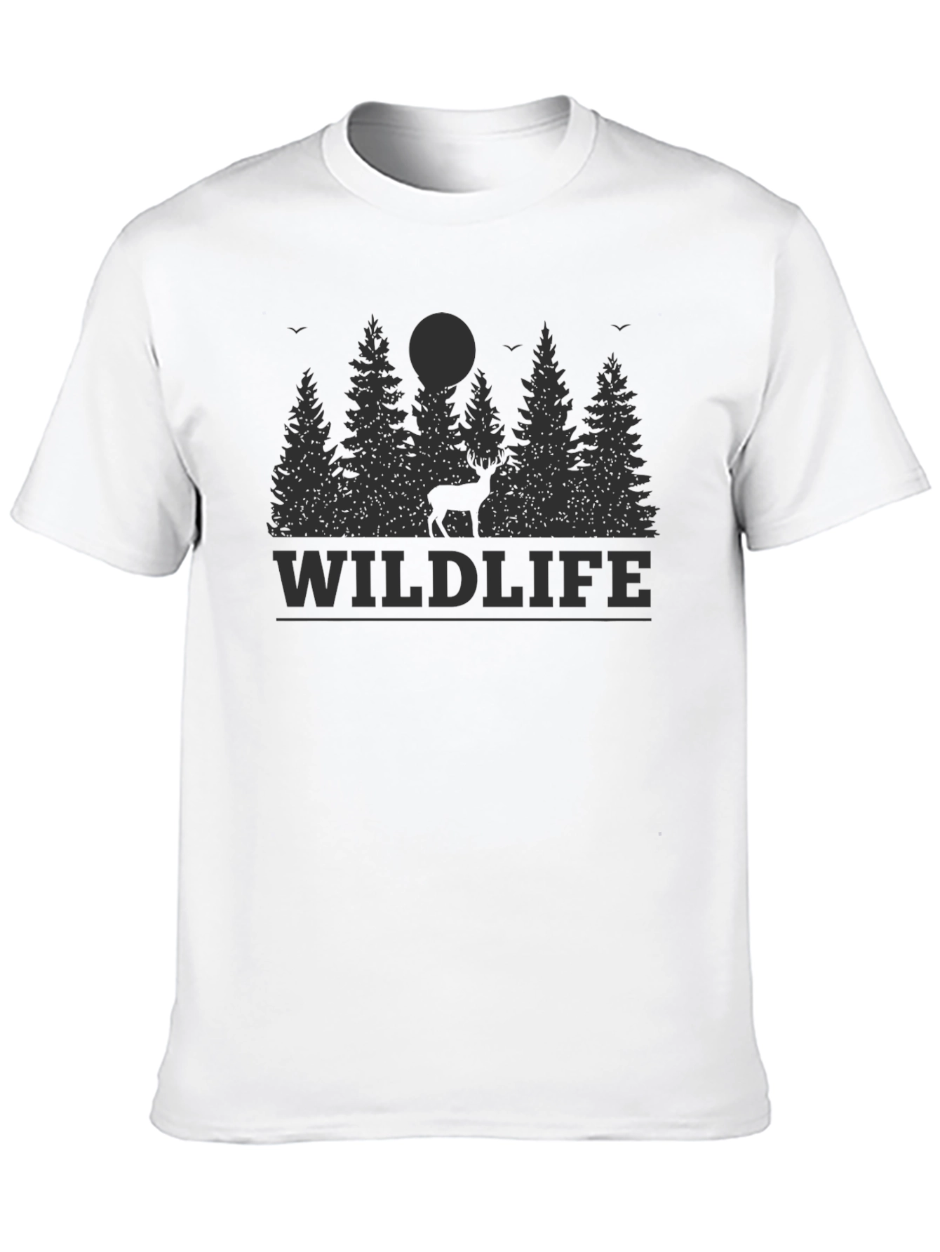 Wildlife Graphic Print T-Shirt