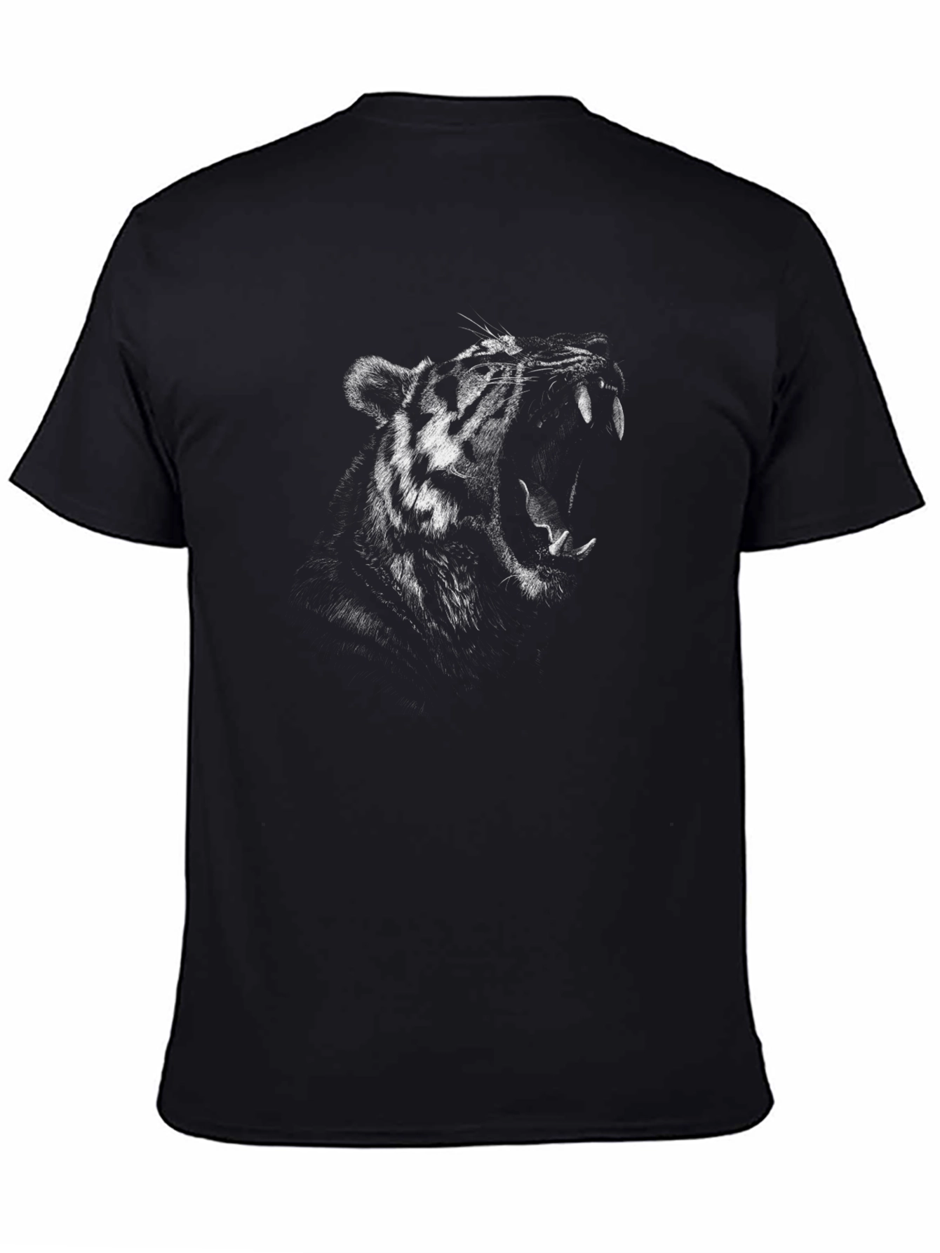 Roaring Tiger Graphic Tee - Black