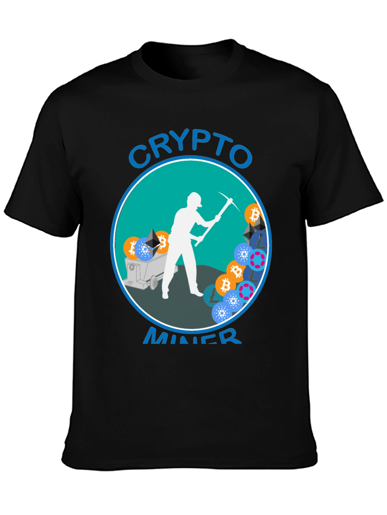 Crypto Miner Graphic T-Shirt