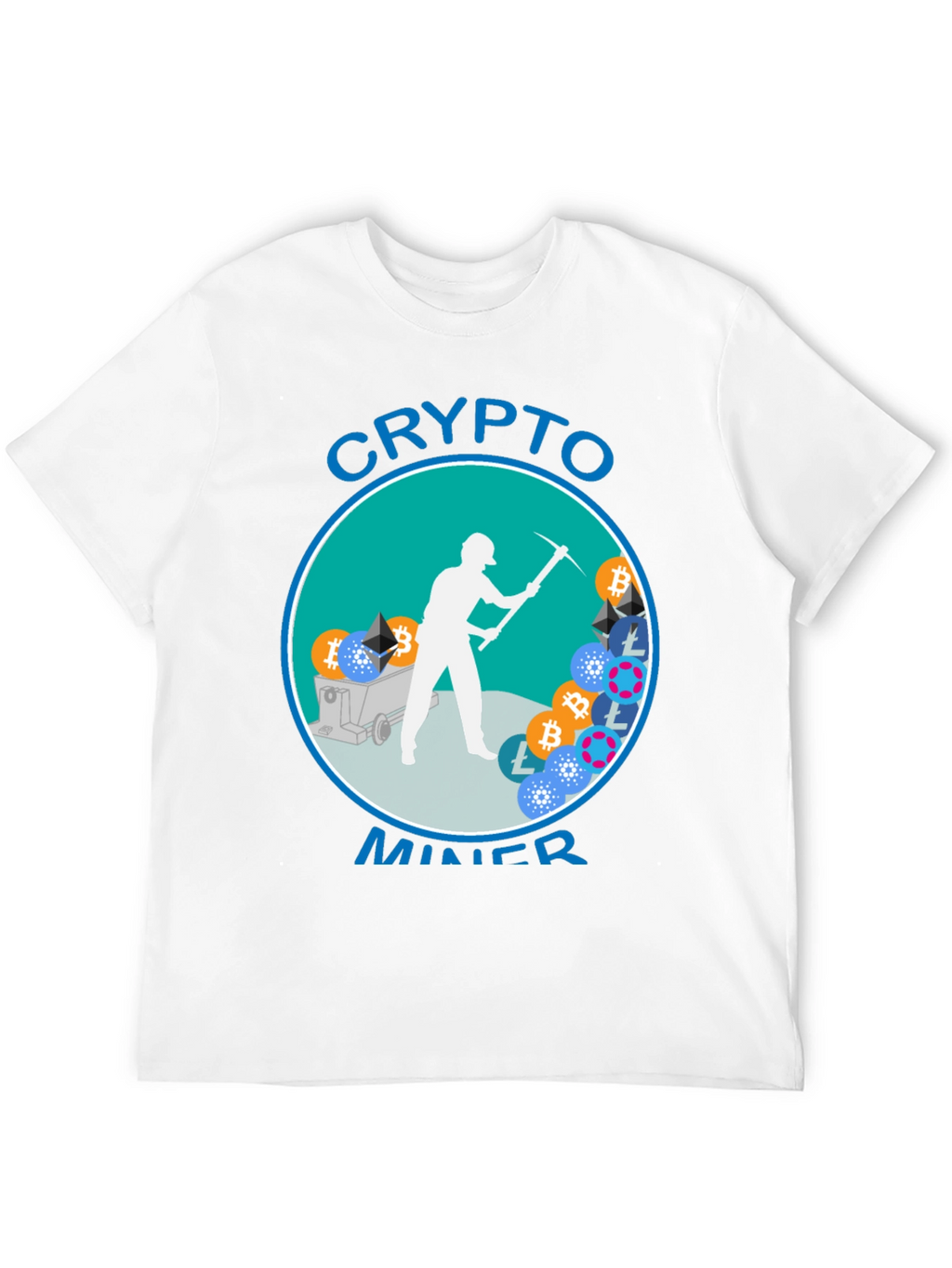 Crypto Miner Graphic T-Shirt