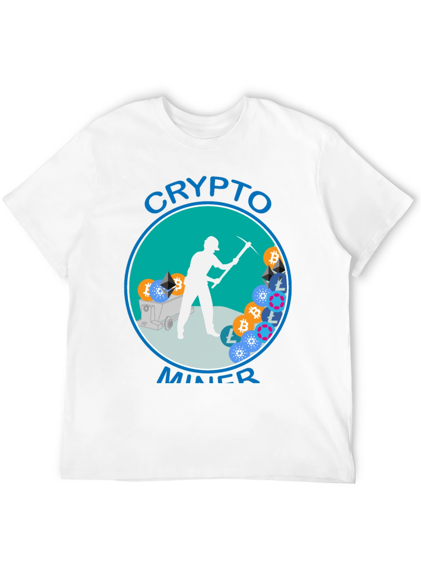 Crypto Miner Graphic T-Shirt