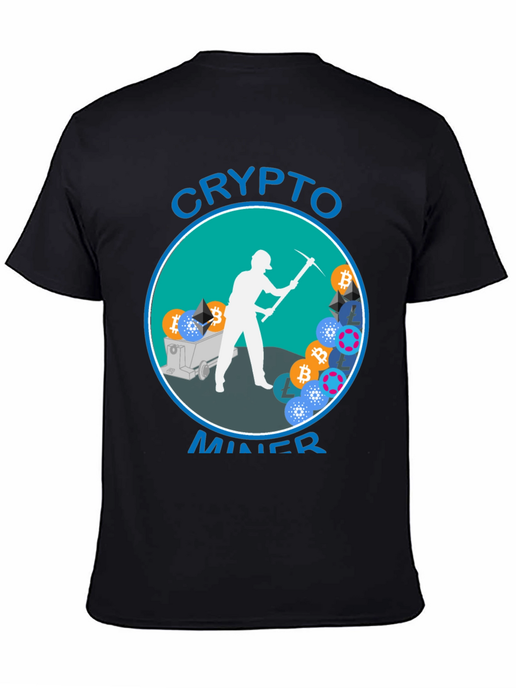 Crypto Miner Graphic T-Shirt