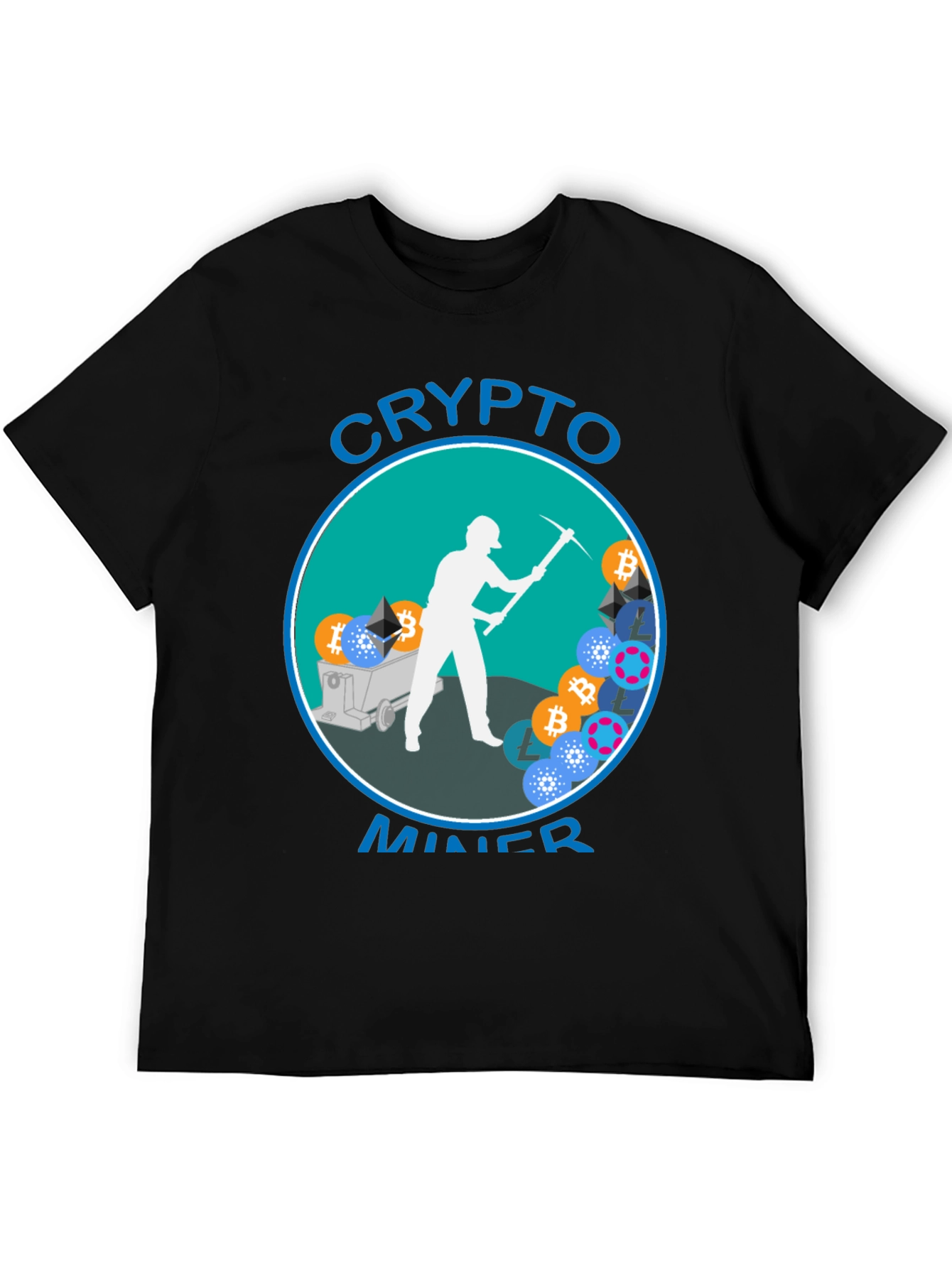 Crypto Miner Graphic T-Shirt