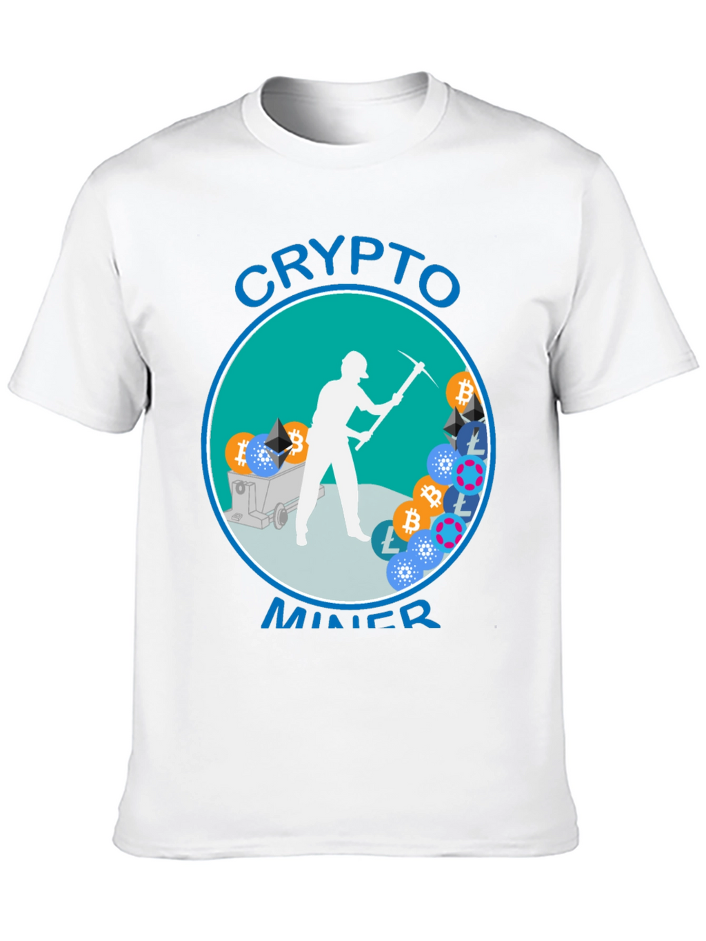Crypto Miner Graphic T-Shirt