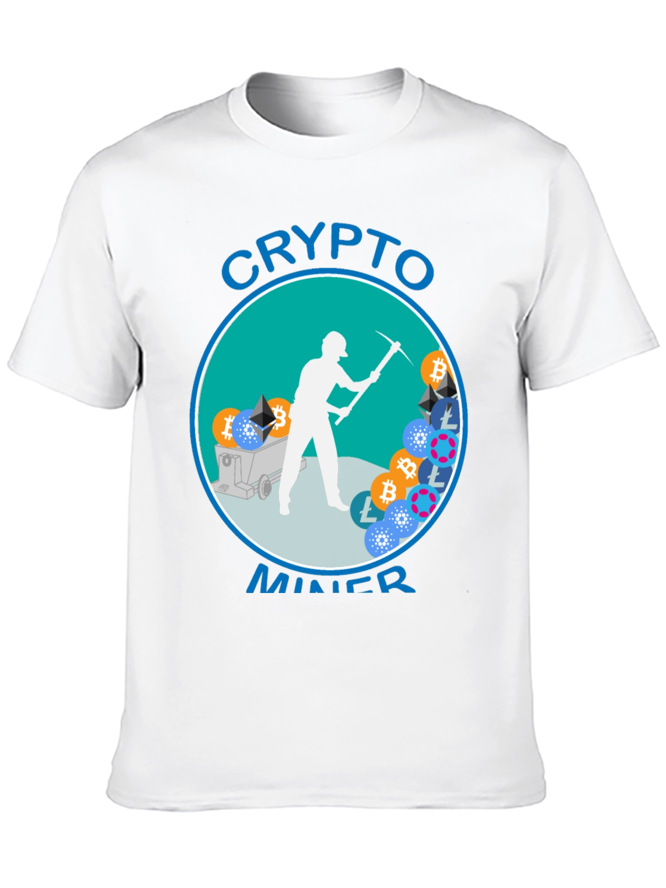 Crypto Miner Graphic T-Shirt