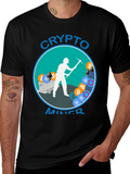 Crypto Miner Graphic T-Shirt