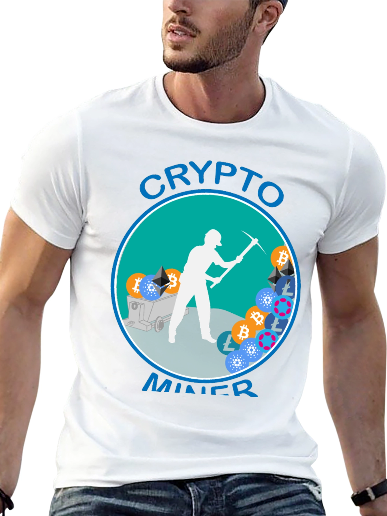 Crypto Miner Graphic T-Shirt