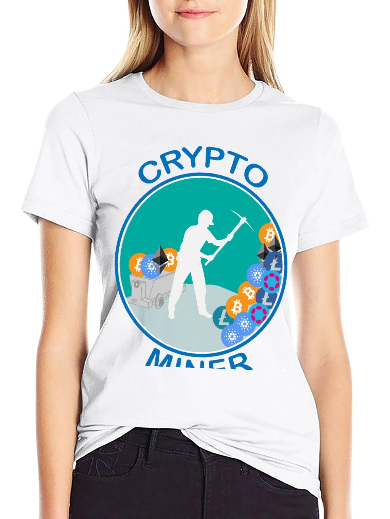 Crypto Miner Graphic T-Shirt
