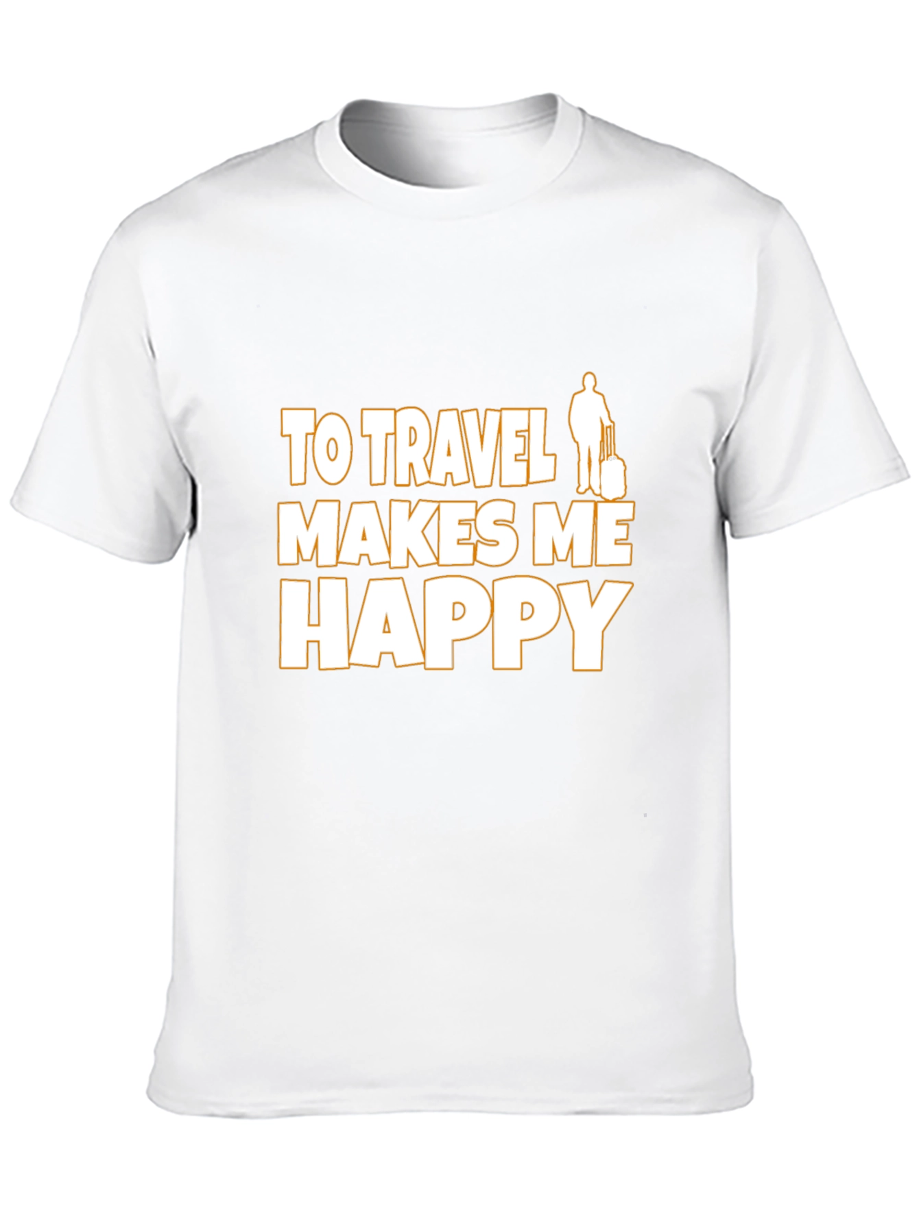 Travel Makes Me Happy Graphic Tee