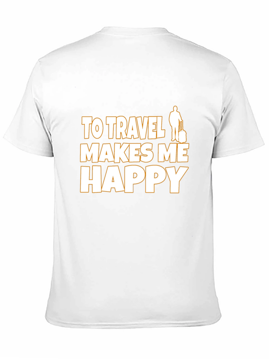 Travel Makes Me Happy Graphic Tee
