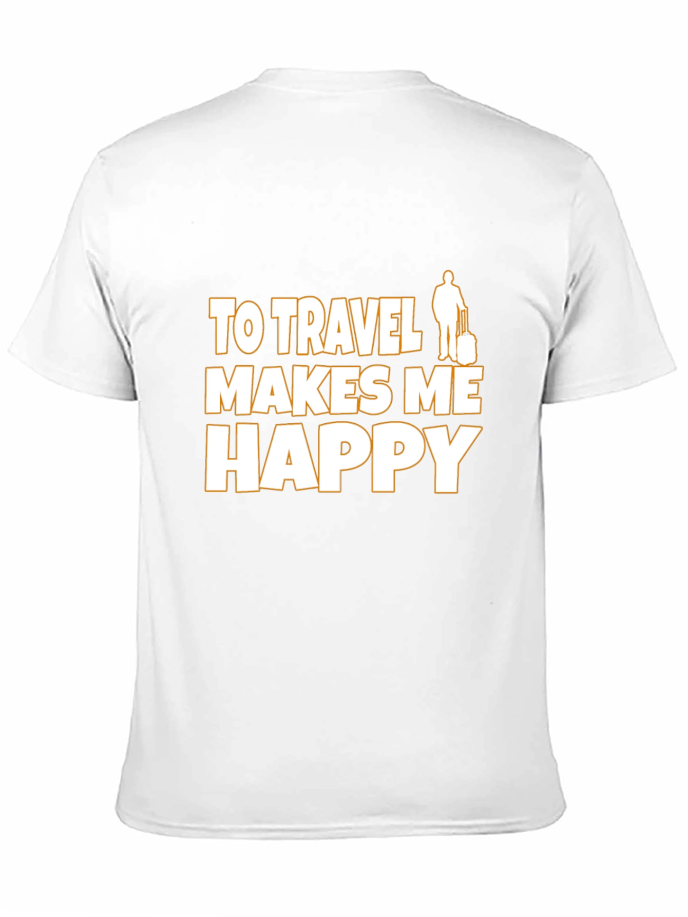 Travel Makes Me Happy Graphic Tee