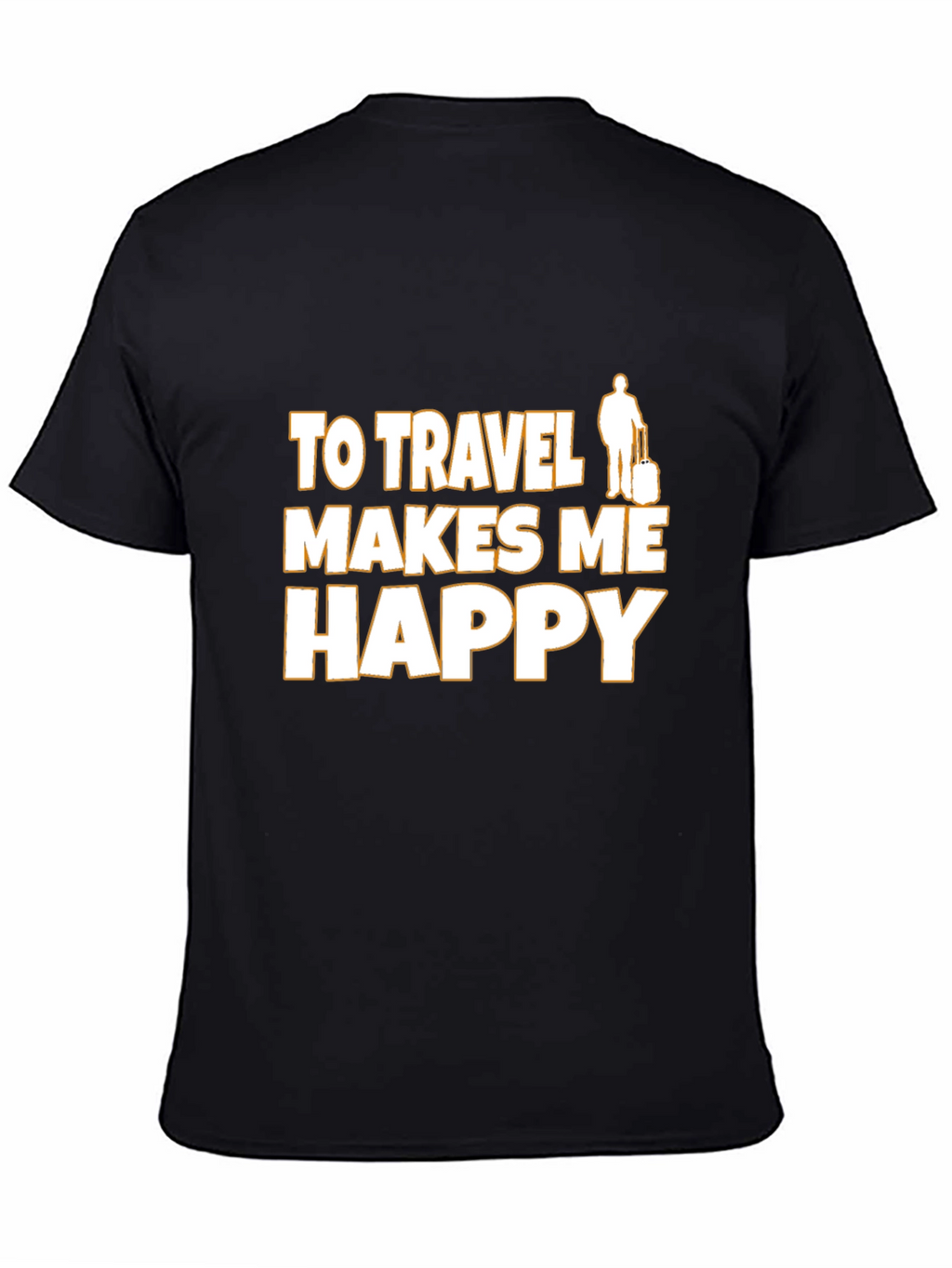 Travel Makes Me Happy Graphic Tee