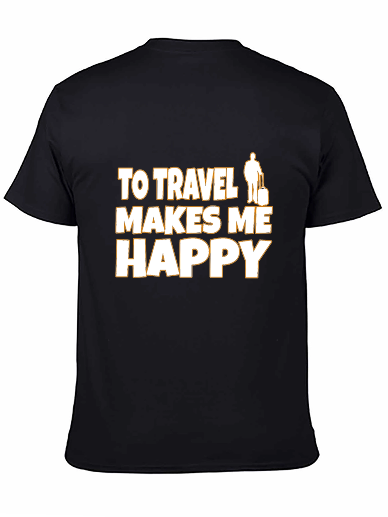 Travel Makes Me Happy Graphic Tee