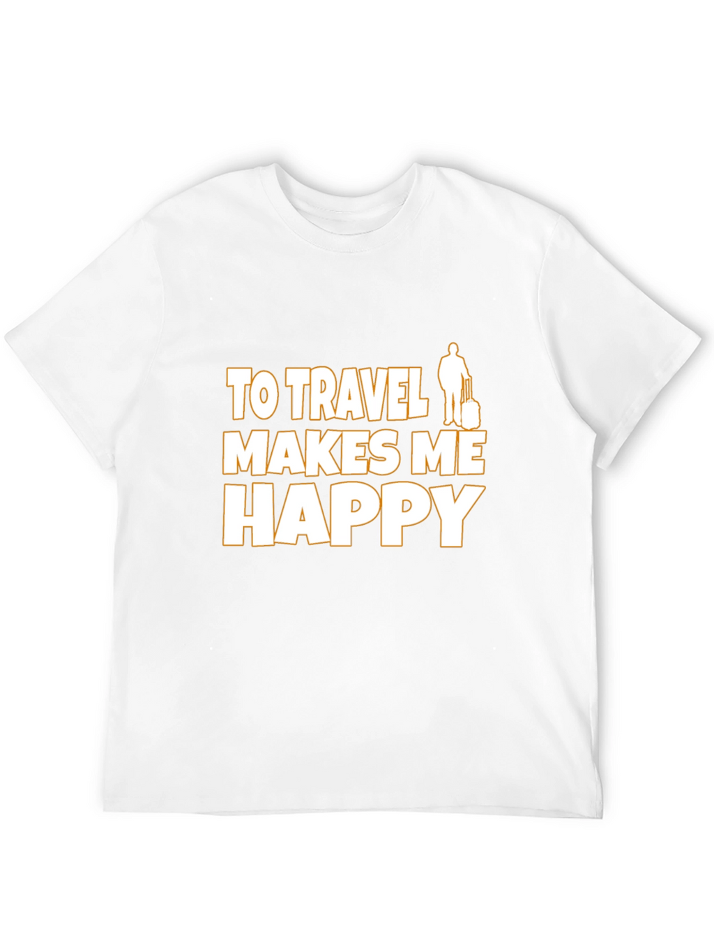 Travel Makes Me Happy Graphic Tee