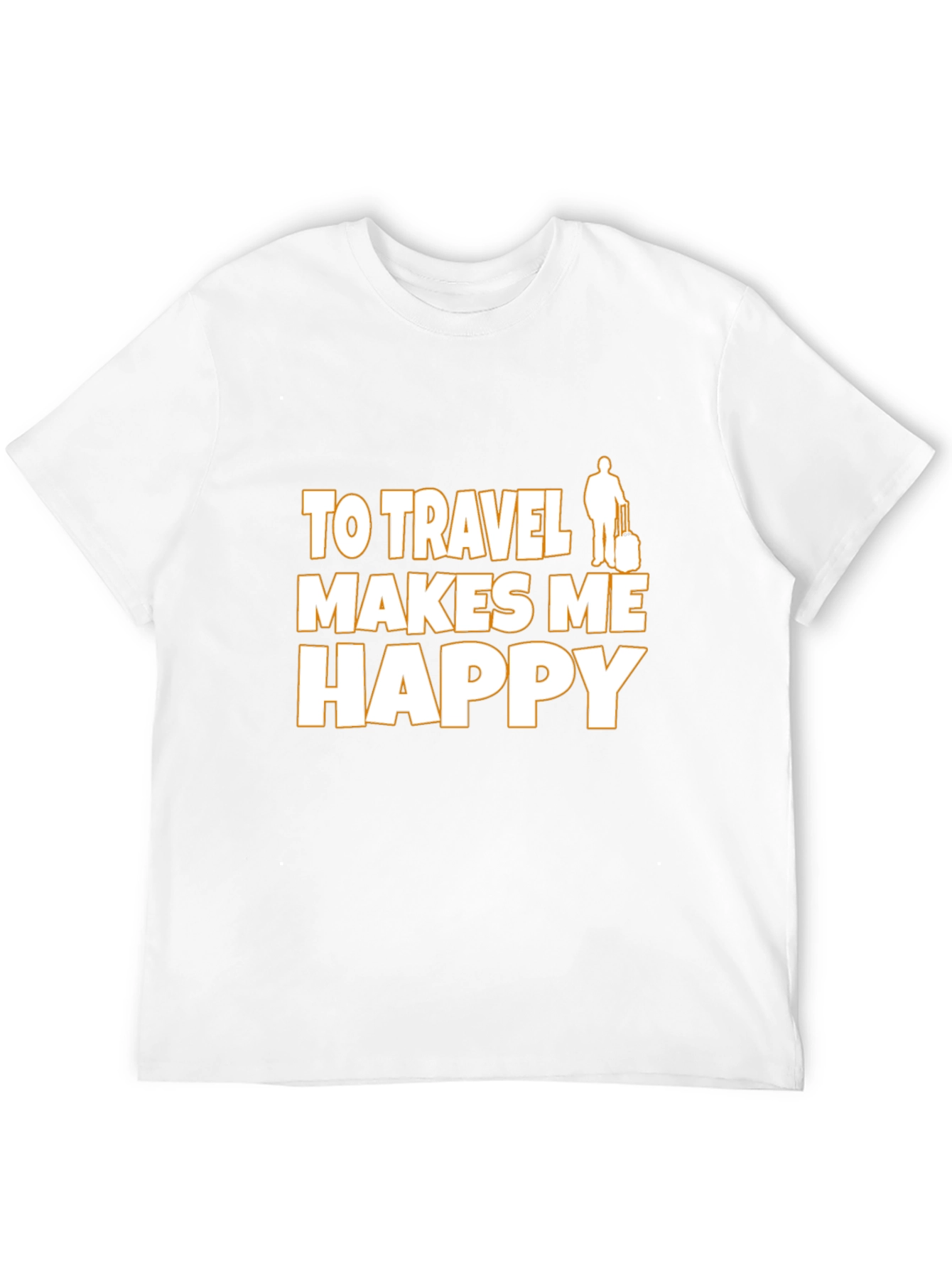 Travel Makes Me Happy Graphic Tee