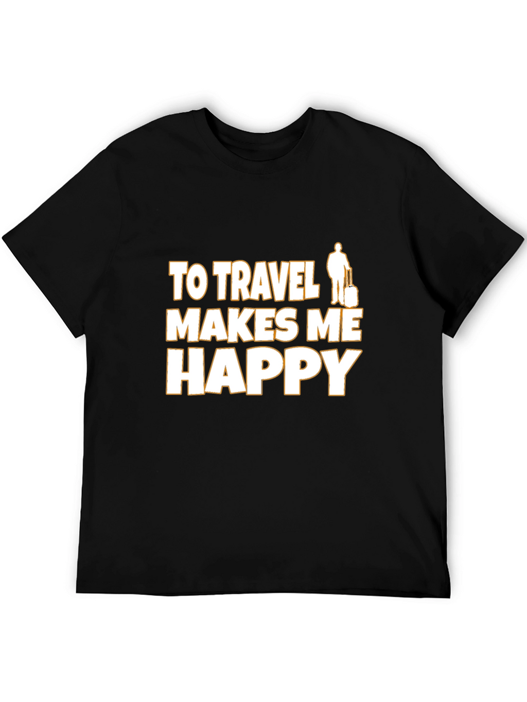 Travel Makes Me Happy Graphic Tee