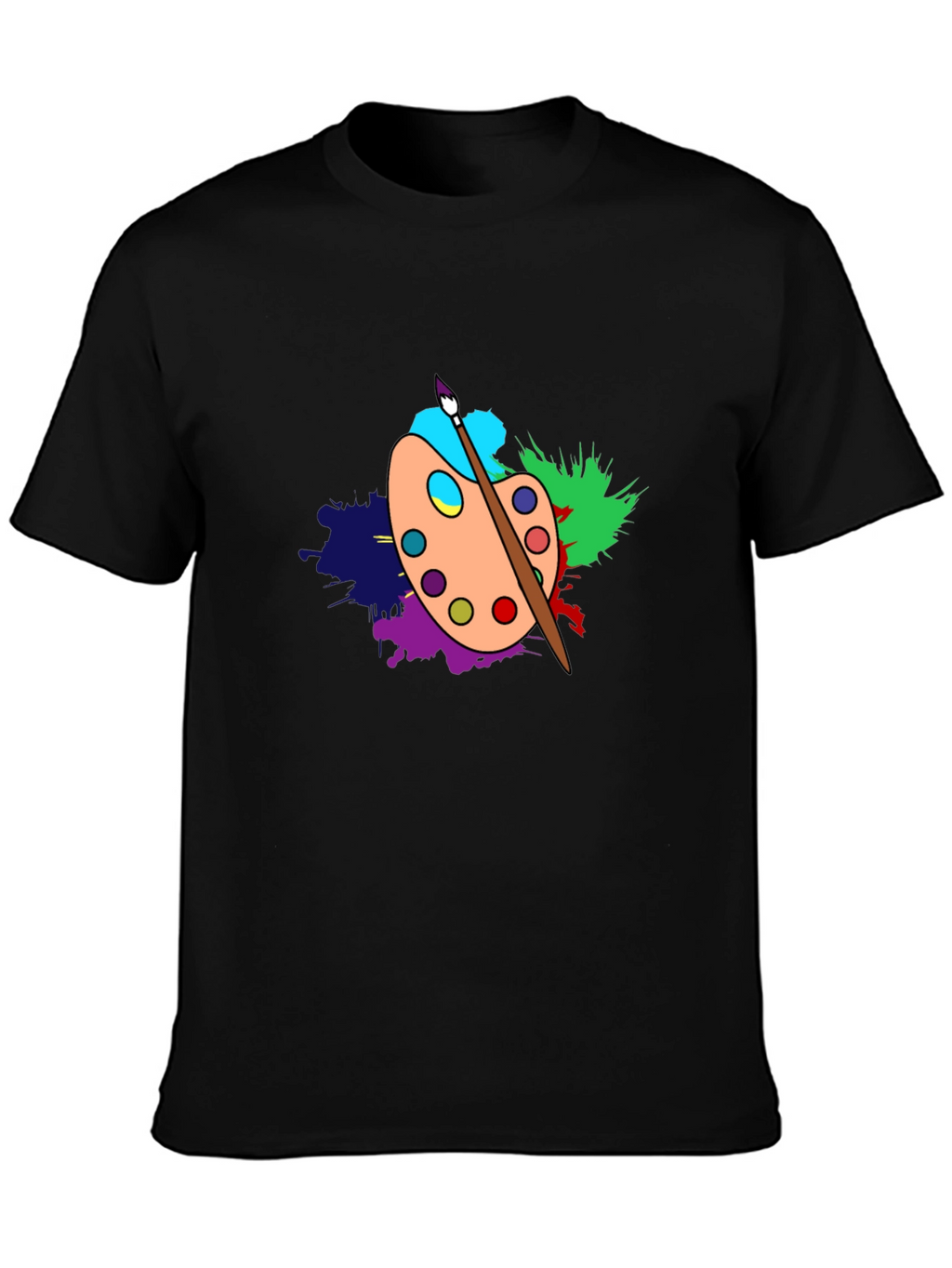 Artist Palette T-Shirt - Creative Design