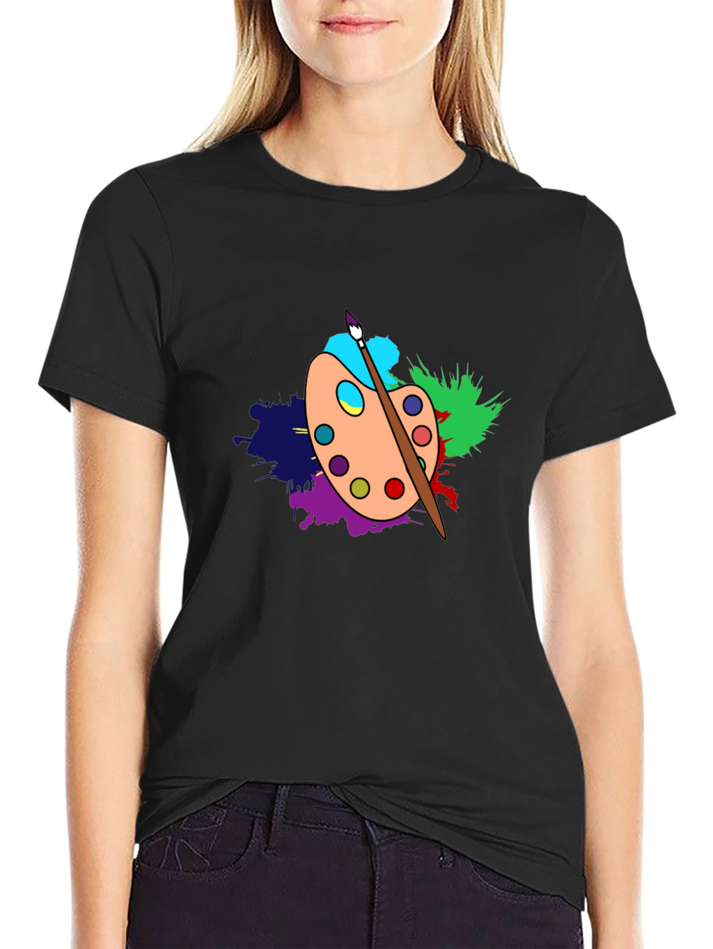 Artist Palette T-Shirt - Creative Design