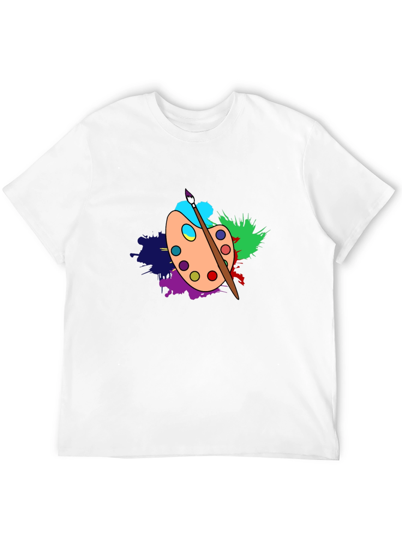 Artist Palette T-Shirt - Creative Design