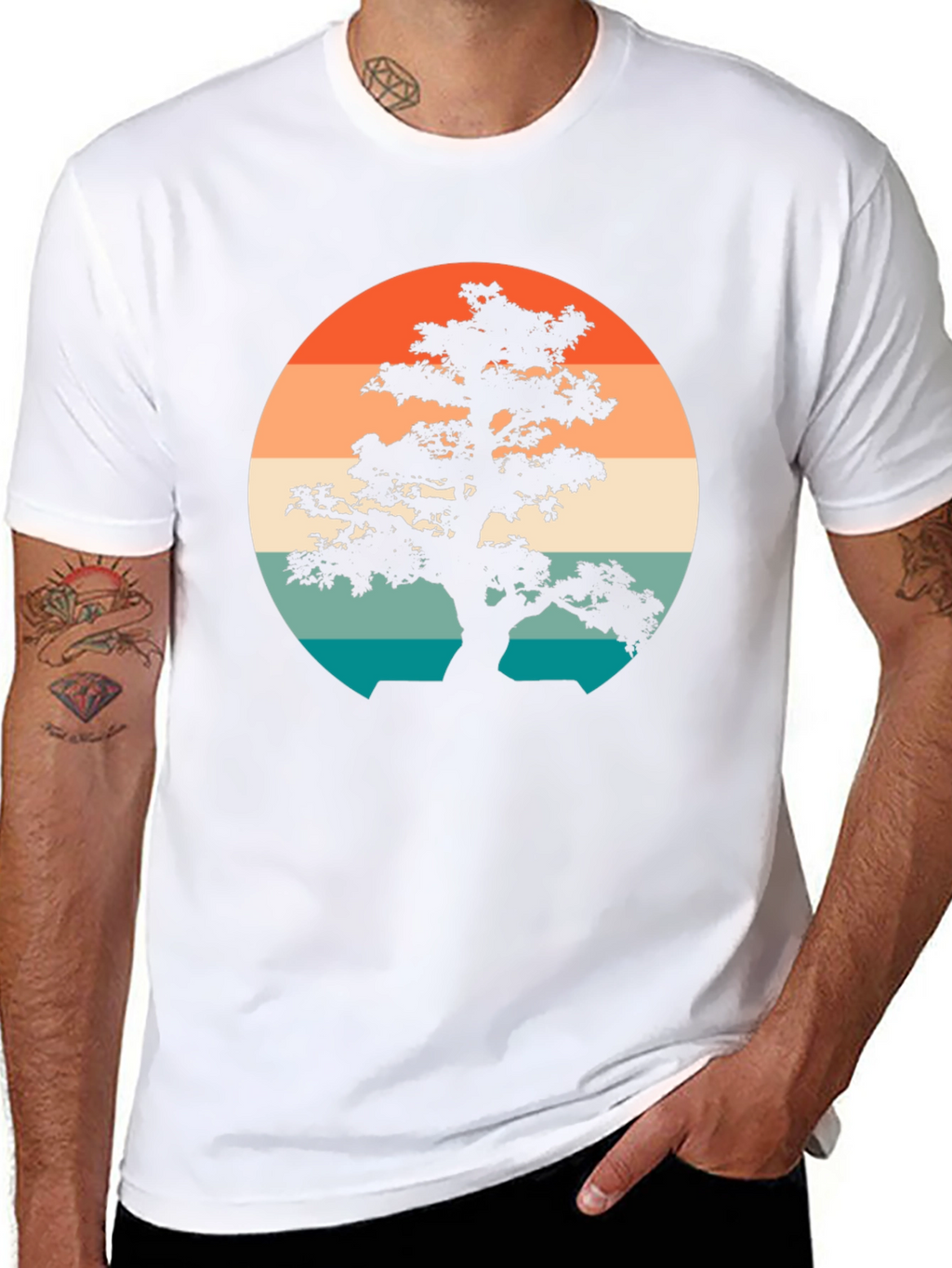 Retro Bonsai Tree T-Shirt