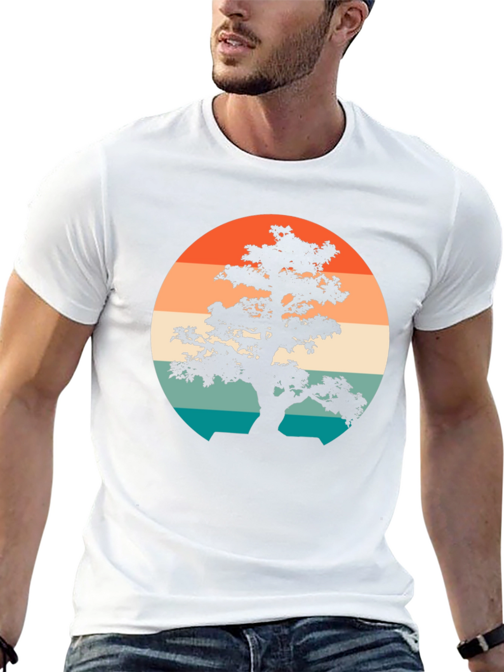 Retro Bonsai Tree T-Shirt