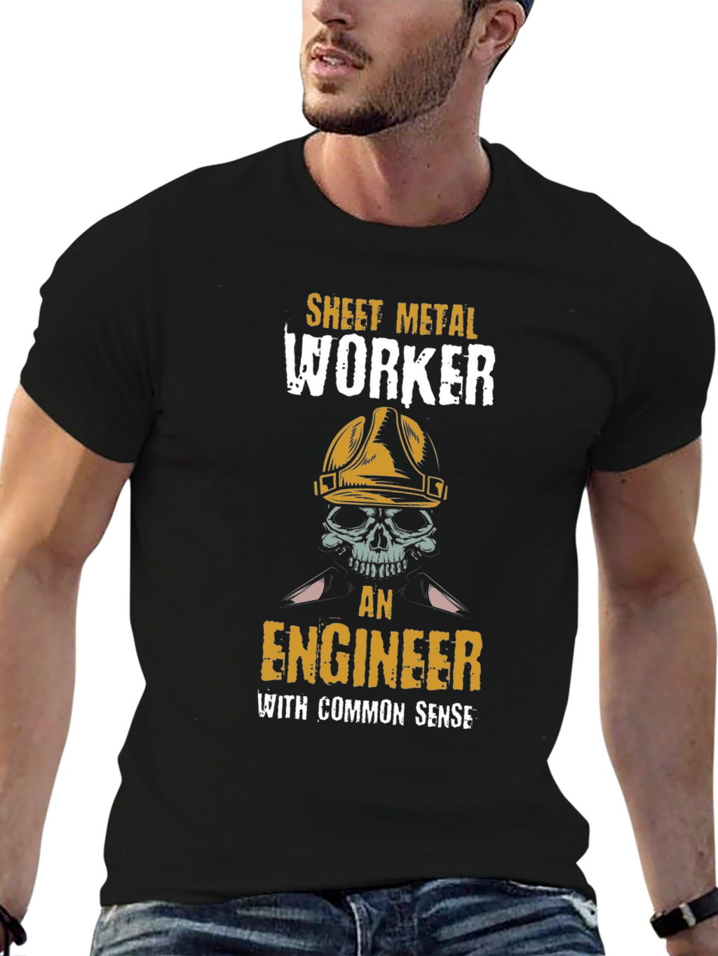 Sheet Metal Worker Engineer Graphic T-Shirt