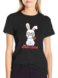 The Bunny Lover T-Shirt - Cute Rabbit Design