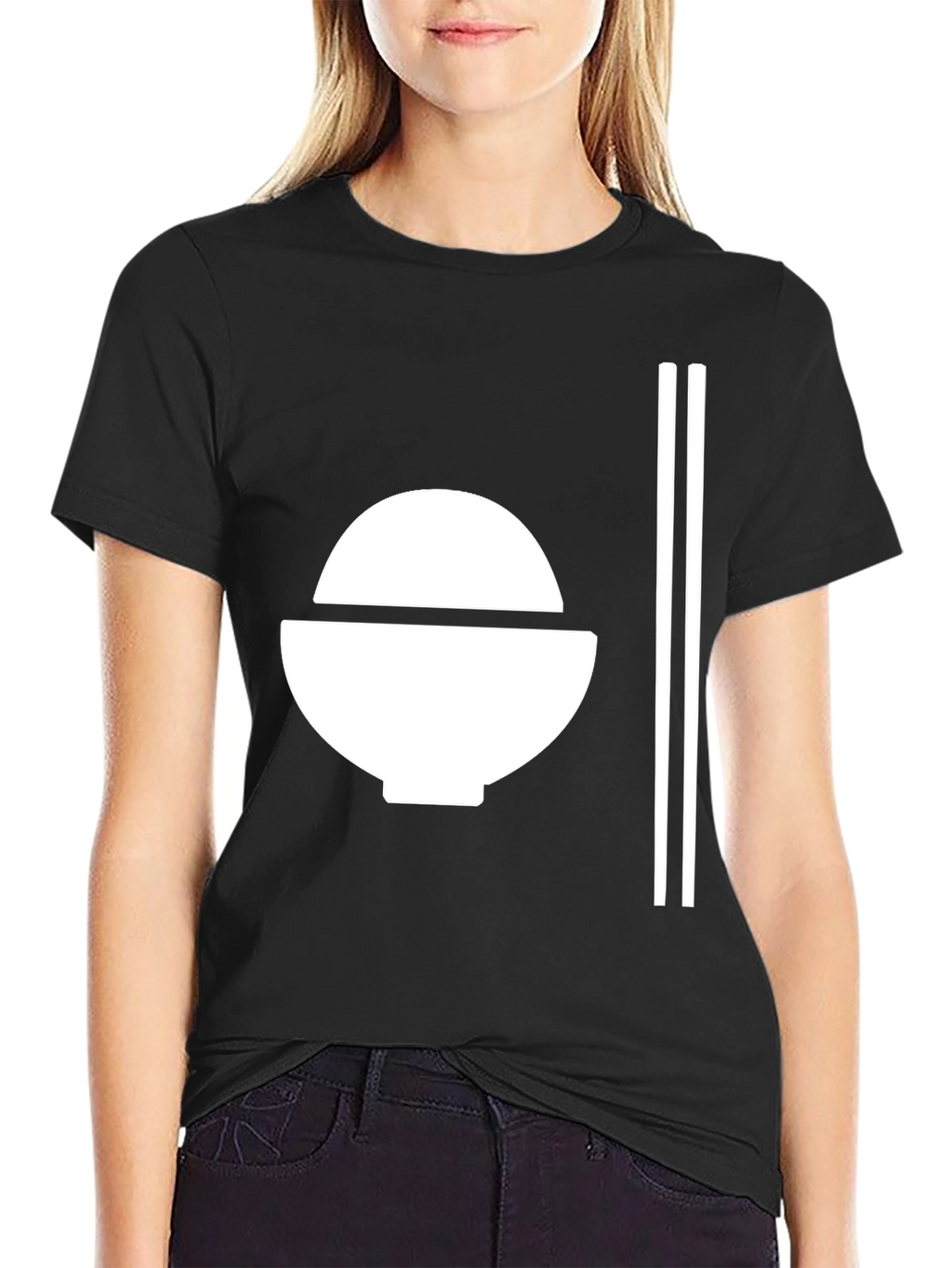 Rice Bowl T-Shirt - Stylish Asian Food Graphic Tee