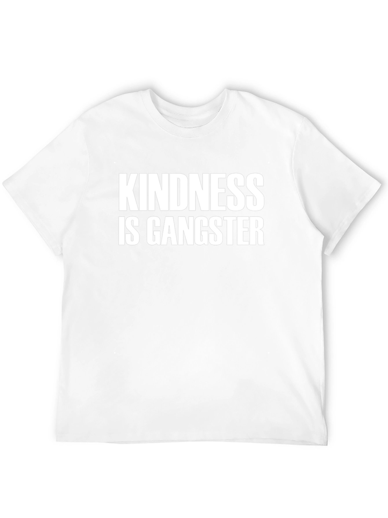 Kindness is Gangster Black Graphic Tee